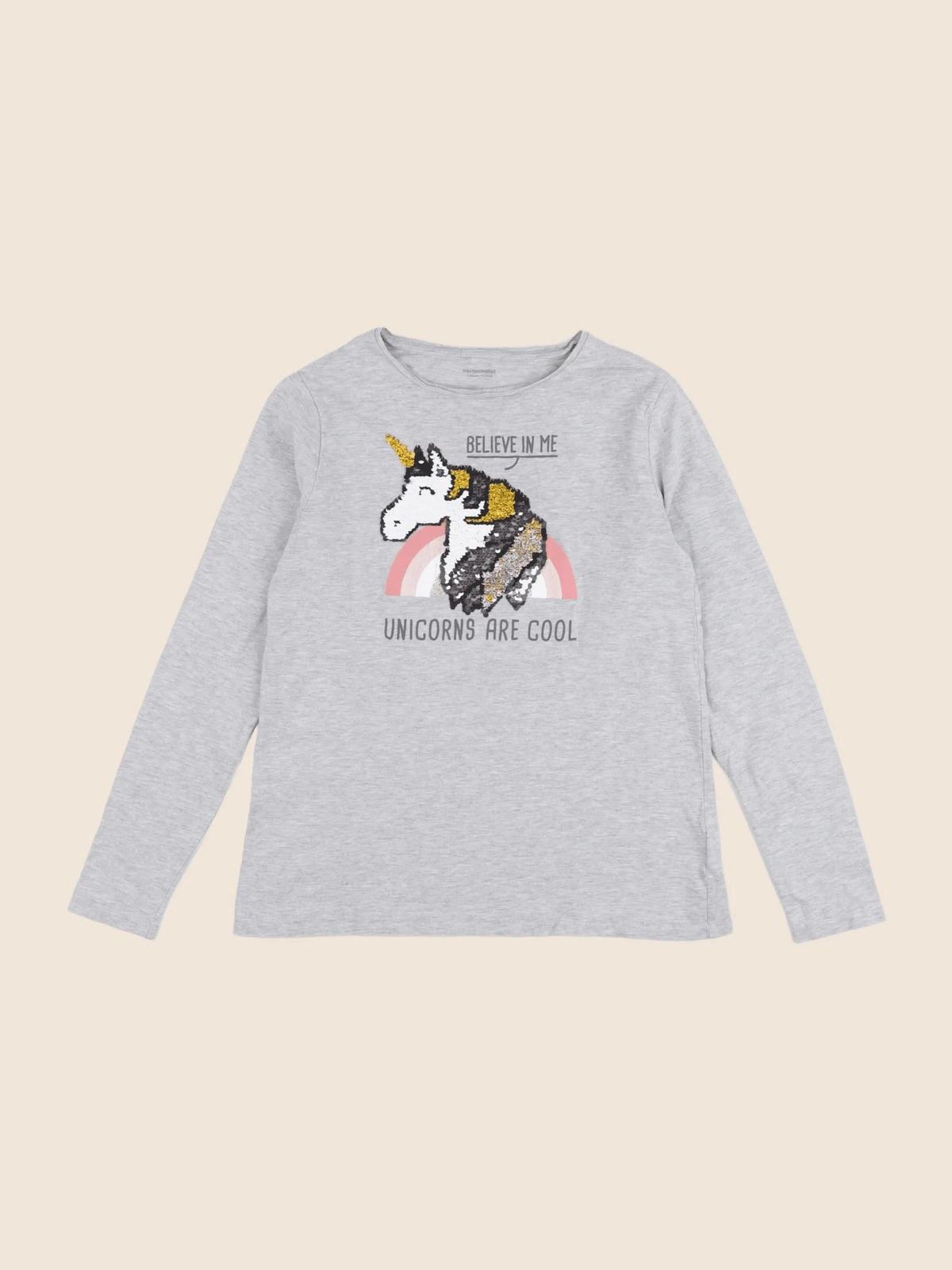 Vertbaudet - tee-shirt gris - 12 ans