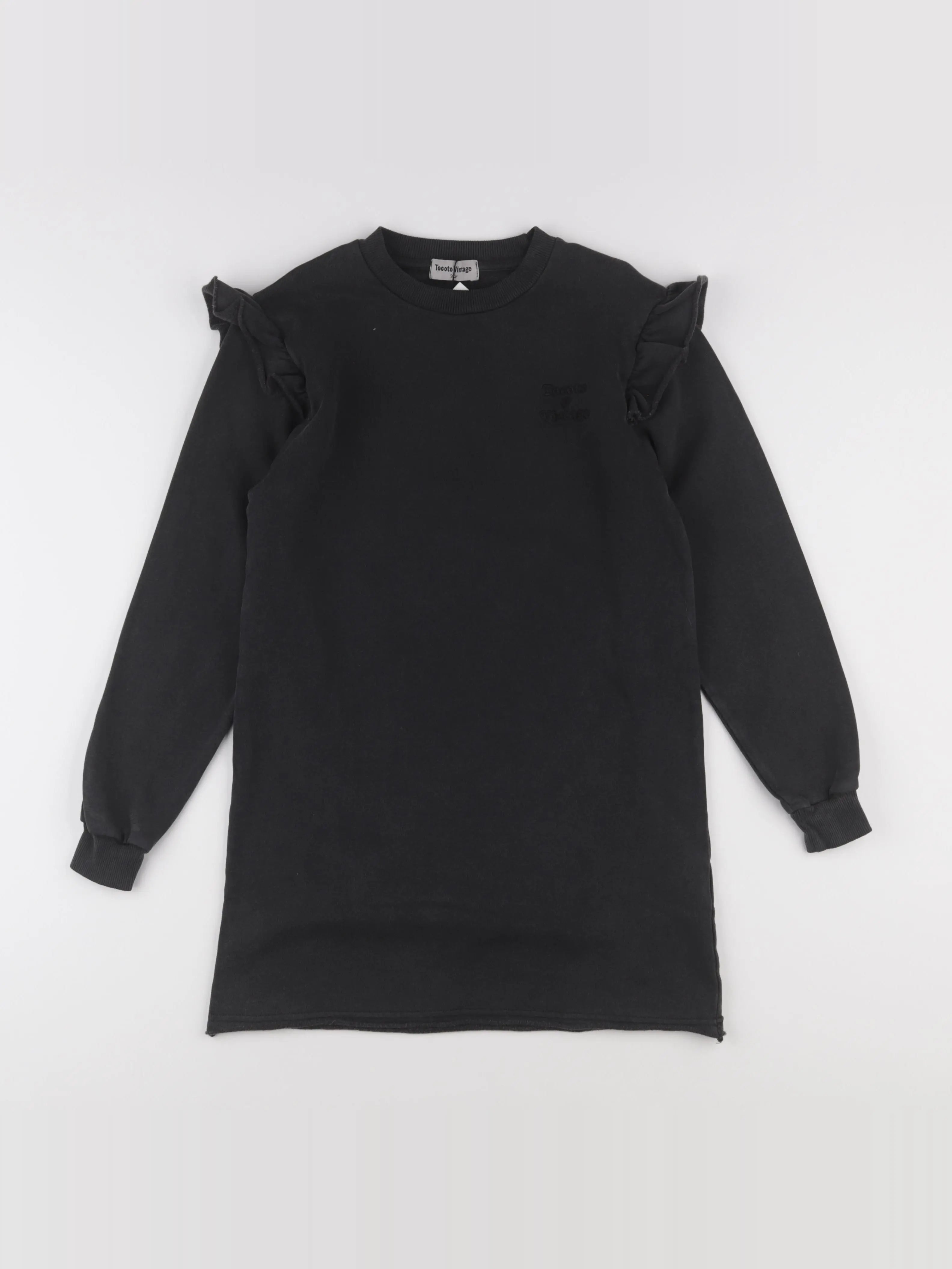 Tocoto vintage - robe gris - 10 ans