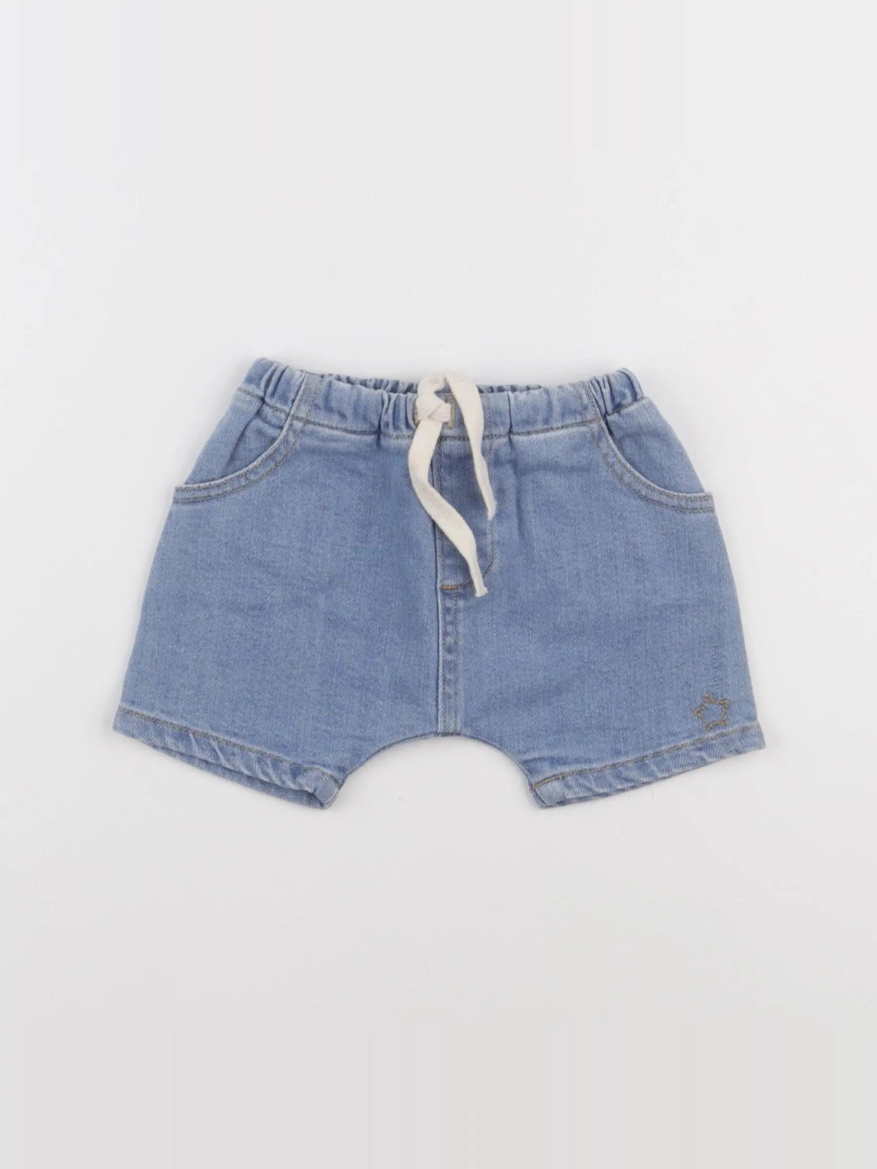 Tocoto vintage - short bleu - 9 mois