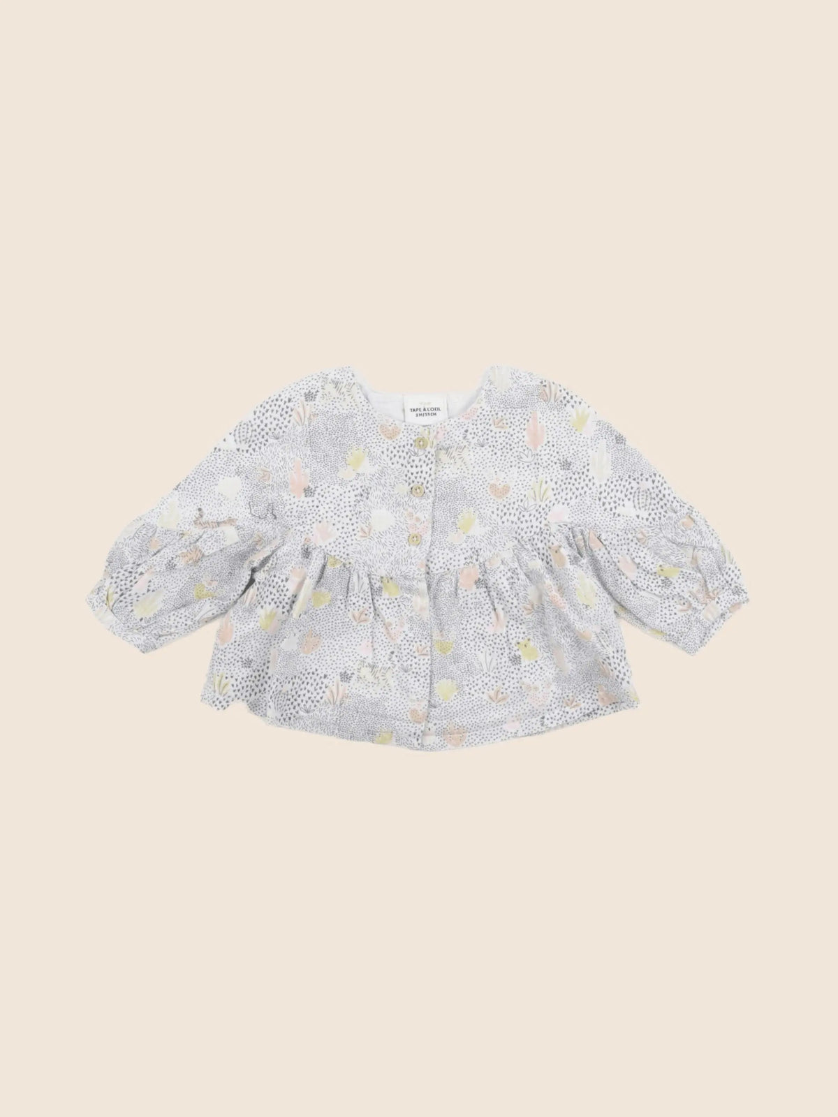 Tape à l'oeil - blouse bleu - 3 mois