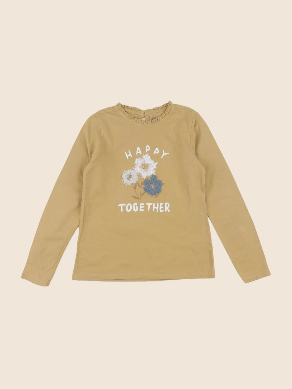 Vertbaudet - tee-shirt jaune - 8 ans