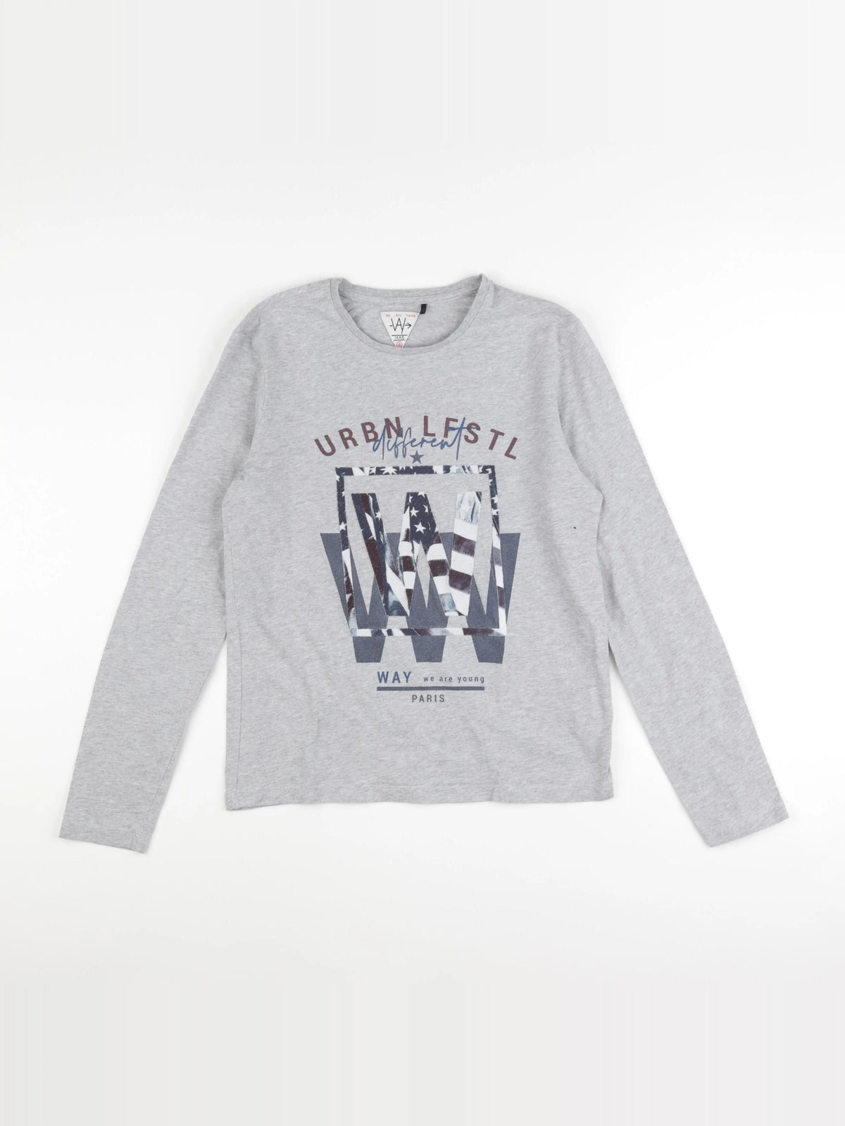 IKKS - tee-shirt gris - 14 ans