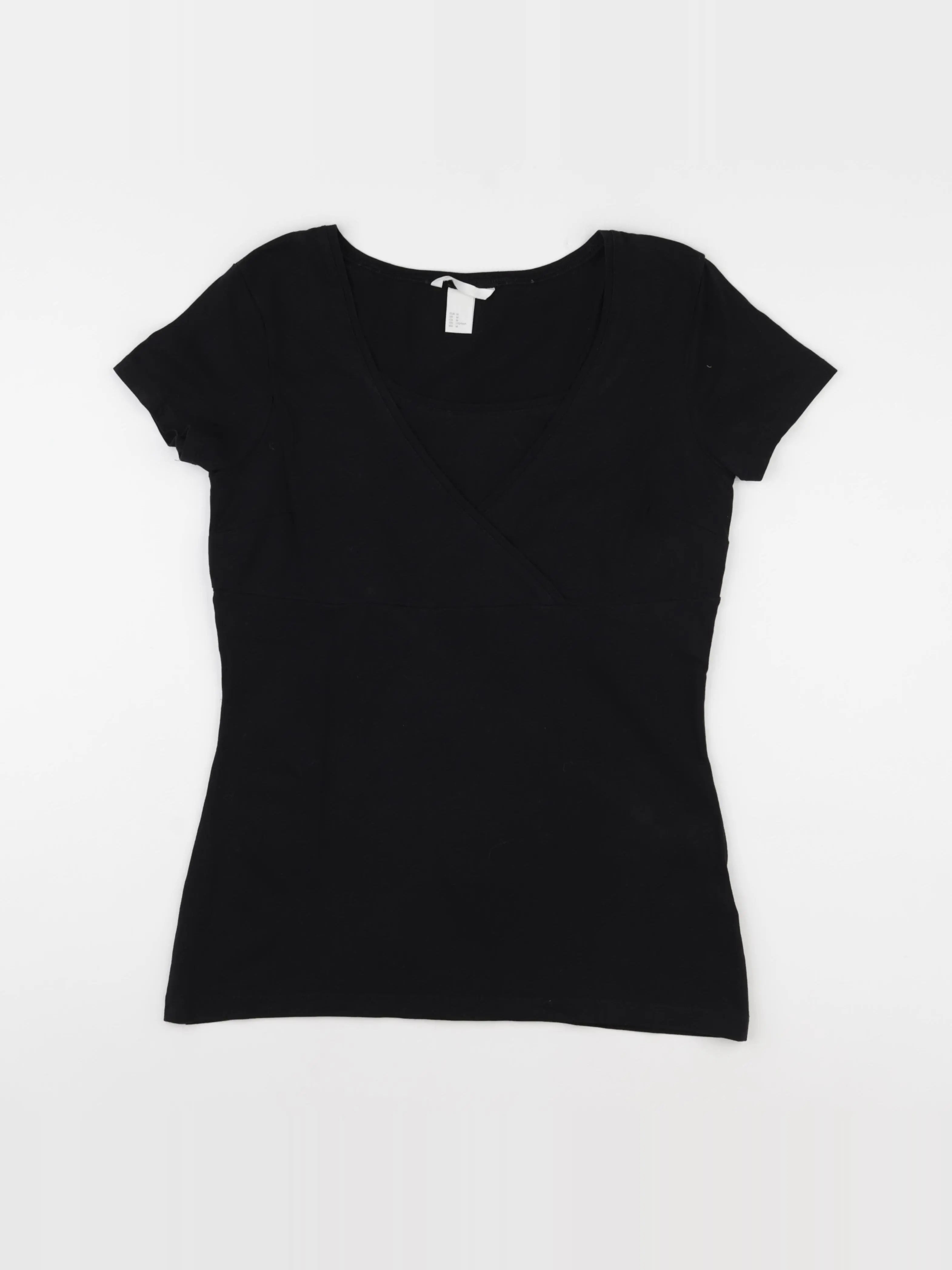 H&M - tee-shirt grossesse noir - 40 à 42