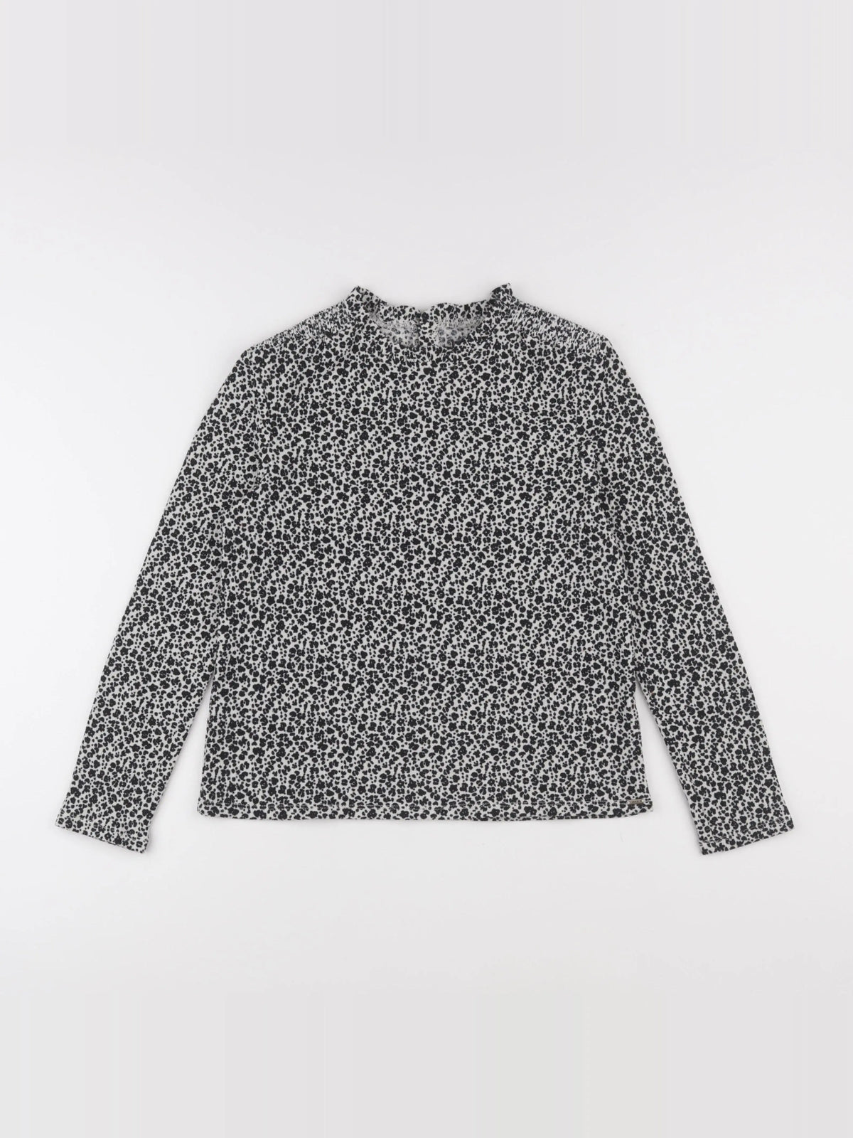 IKKS - blouse noir, blanc - 10 ans