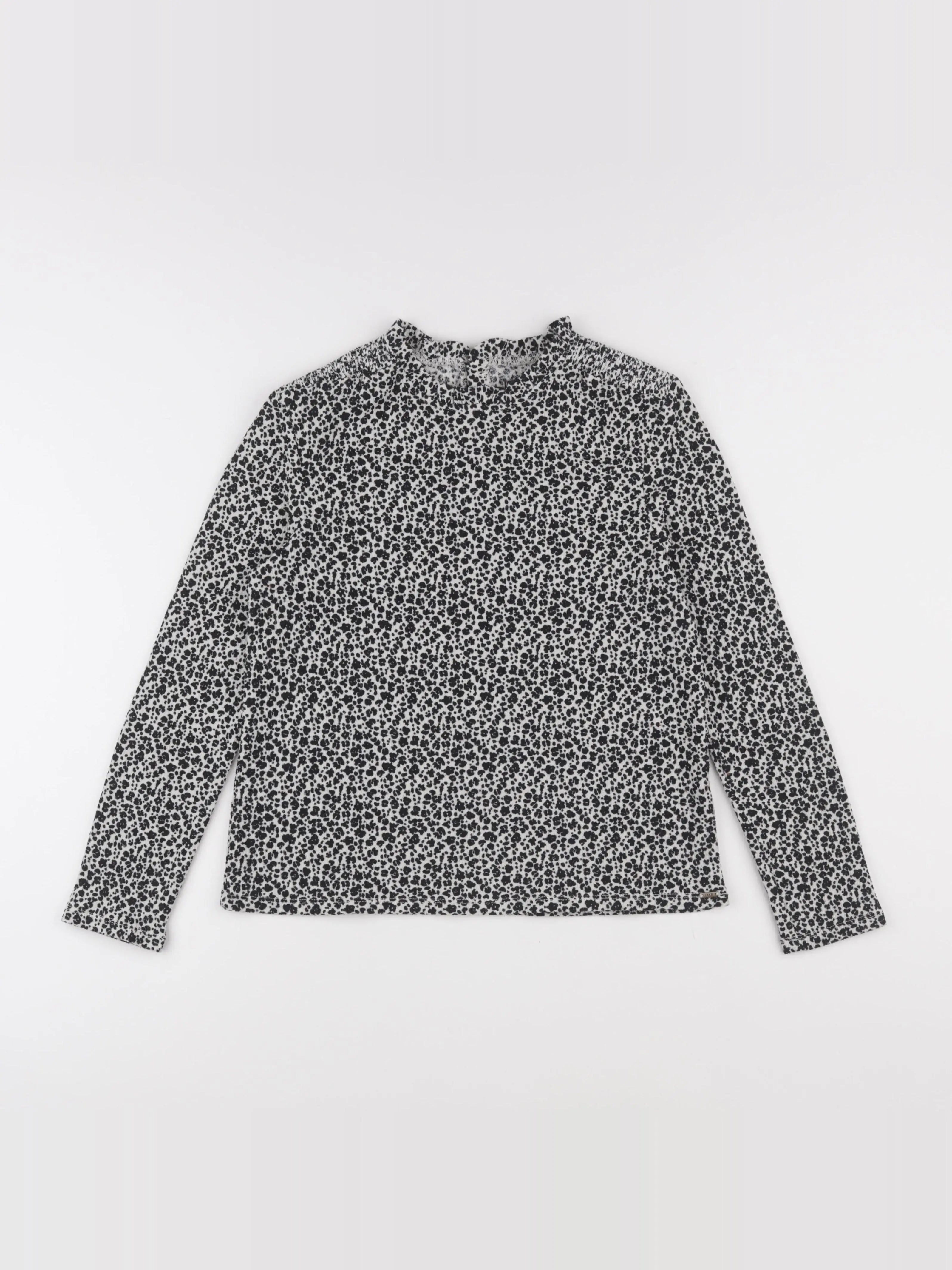 IKKS - blouse noir, blanc - 10 ans