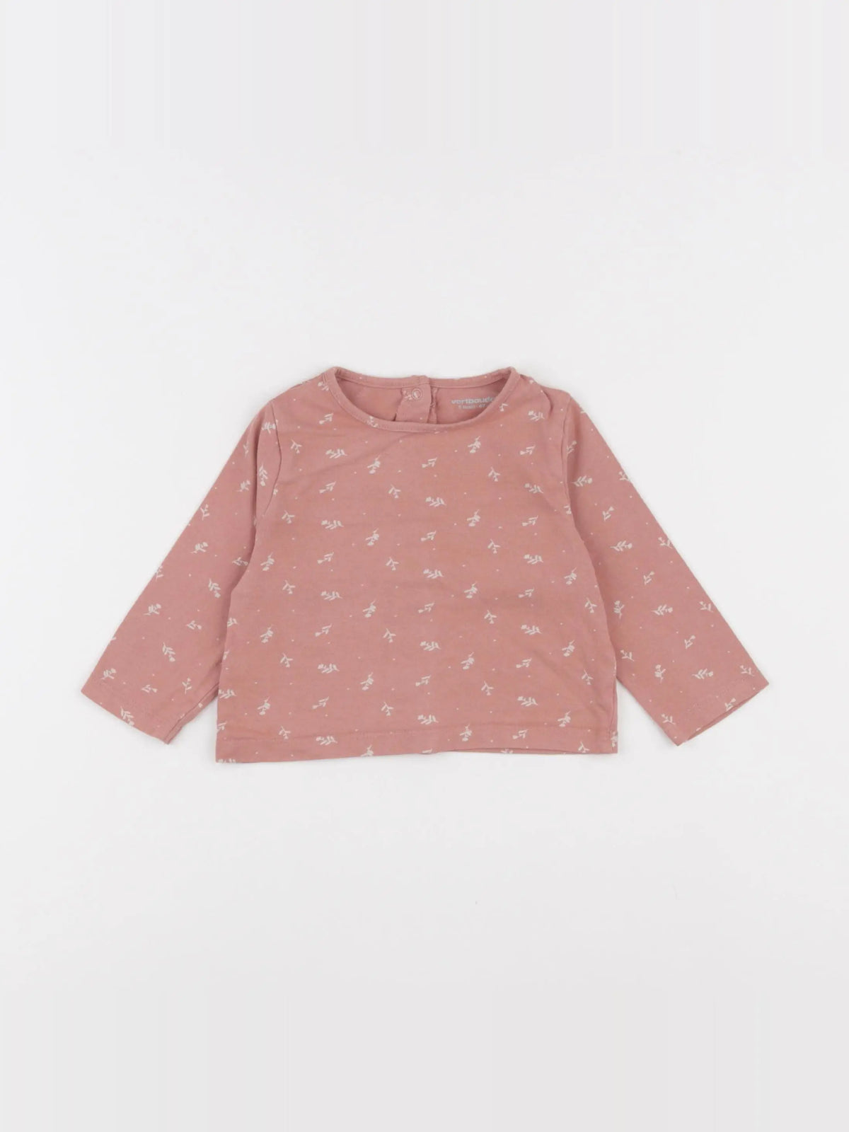 Vertbaudet - tee-shirt rose - 6 mois