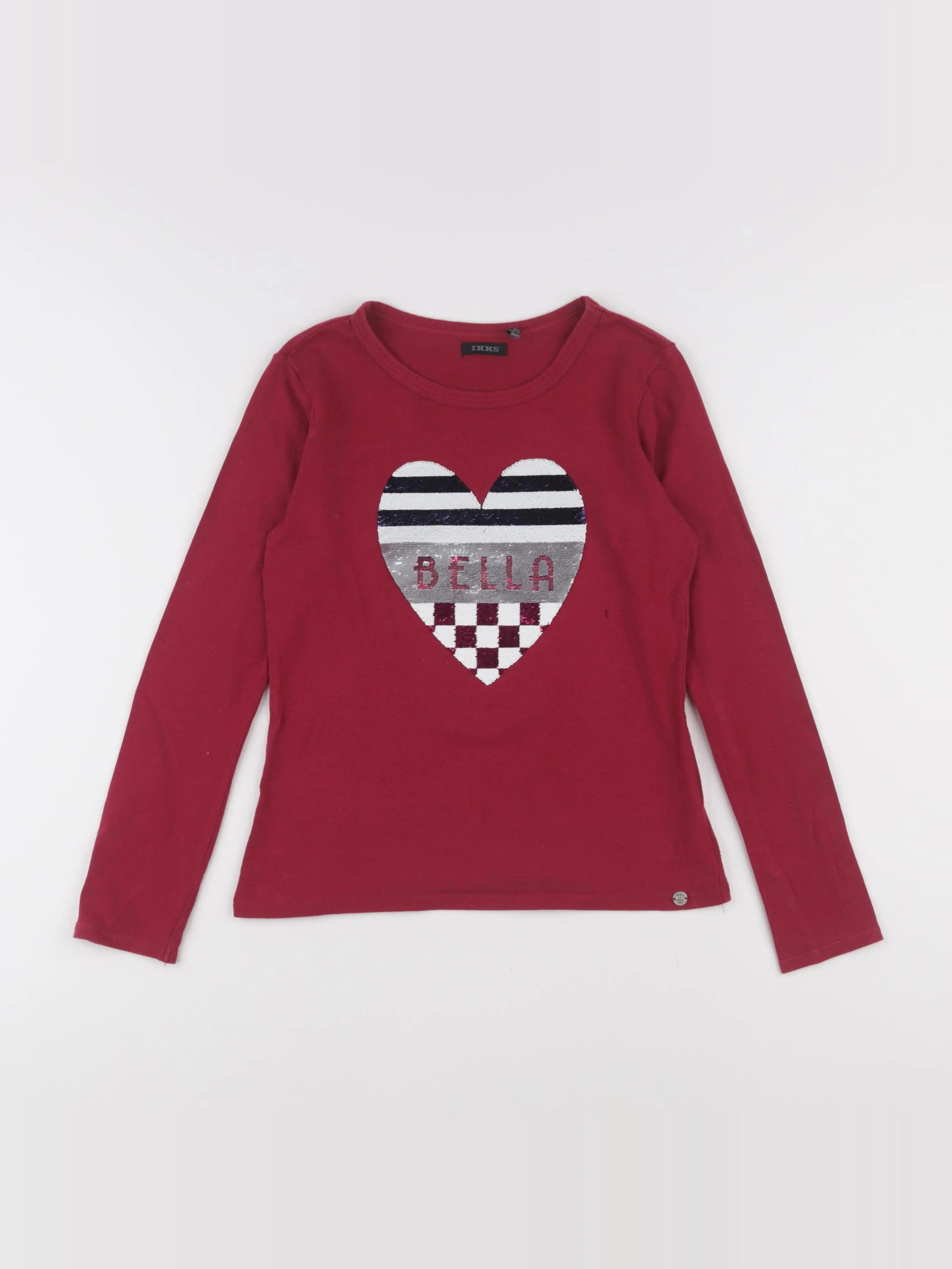 IKKS - tee-shirt rouge - 10 ans