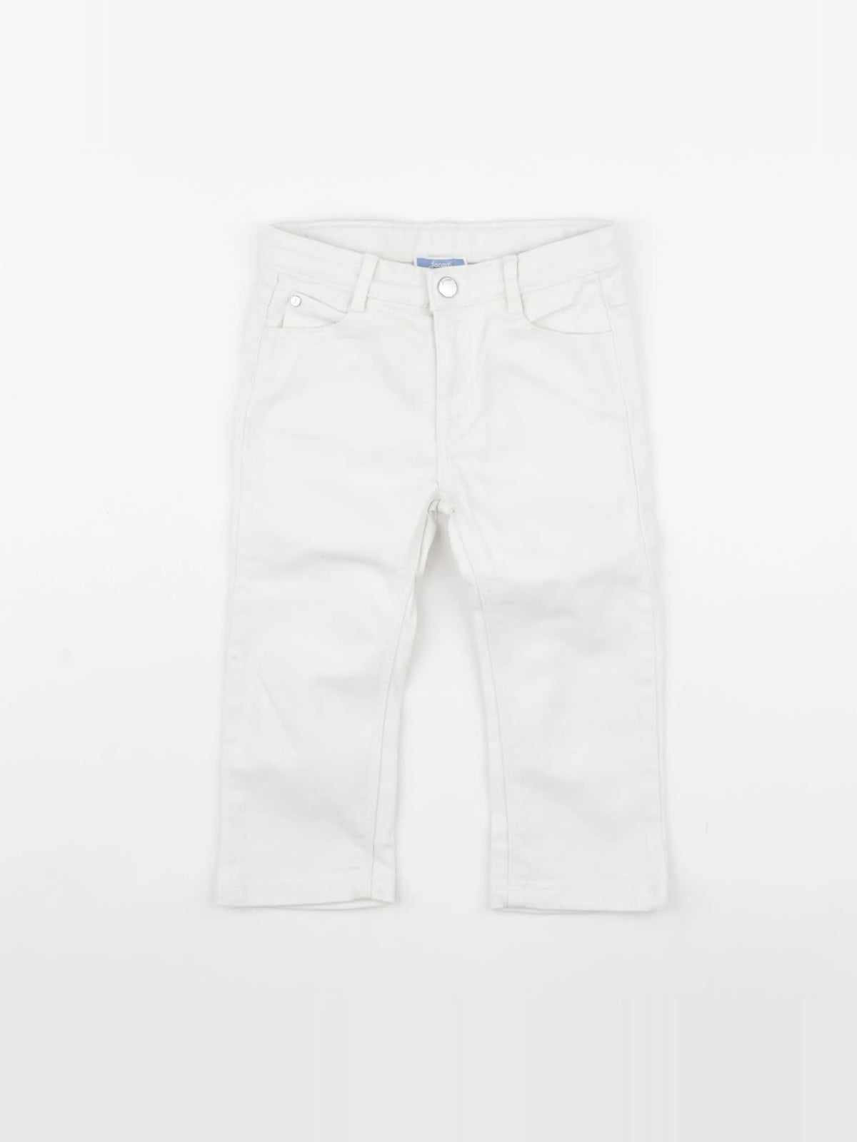 Jacadi - jean blanc - 24 mois