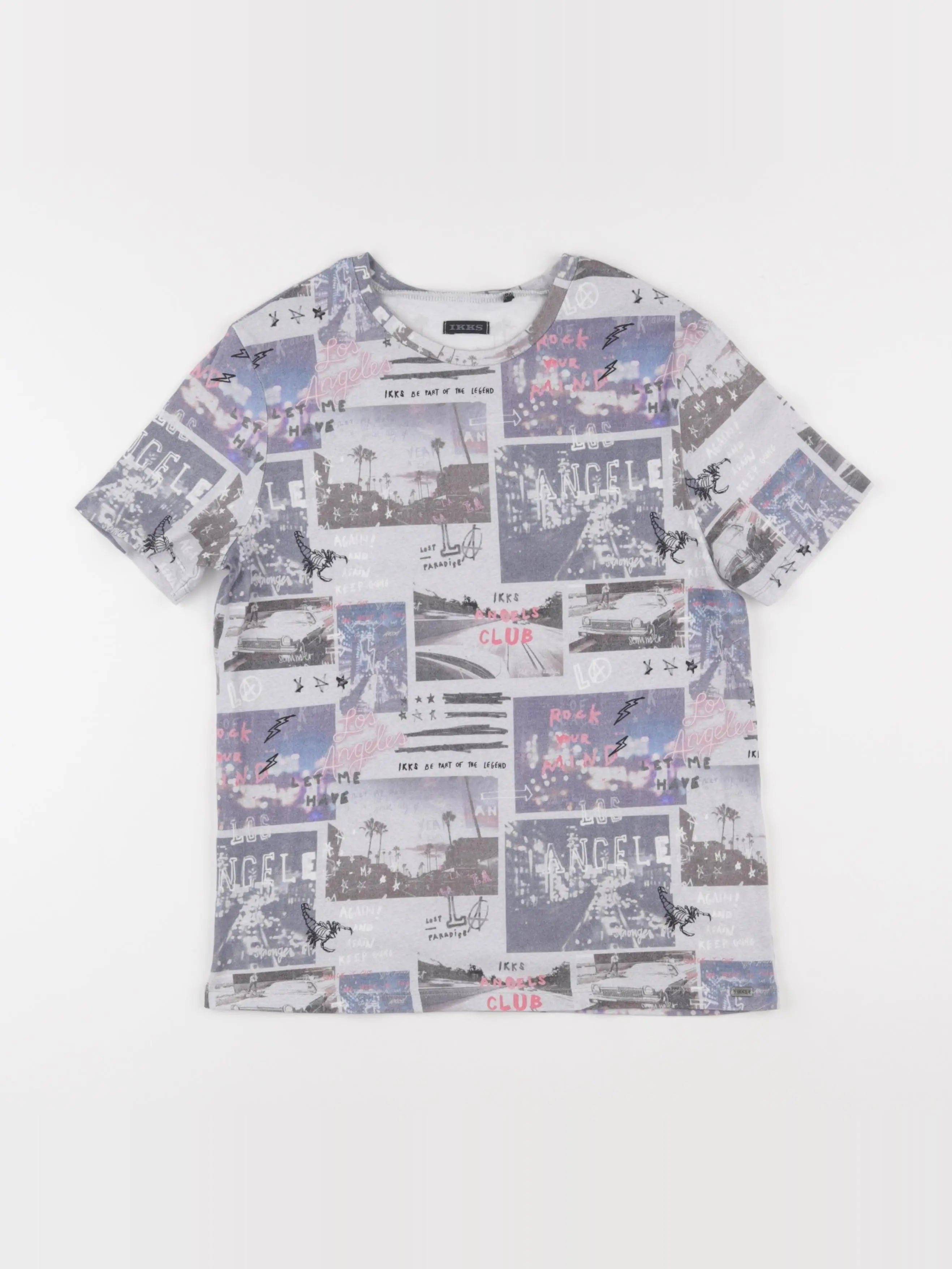IKKS - tee-shirt gris - 12 ans