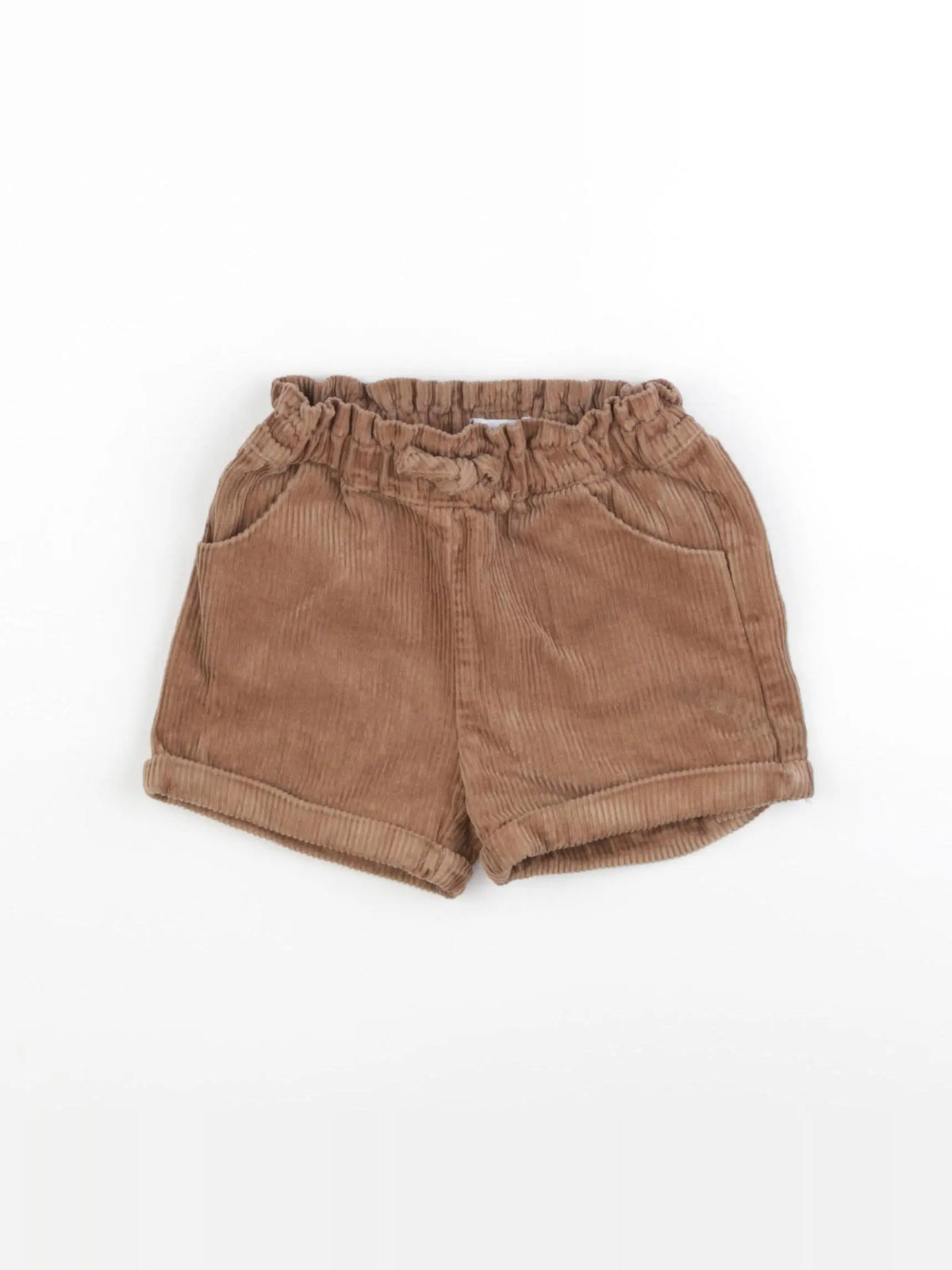 Vertbaudet - short marron - 24 mois