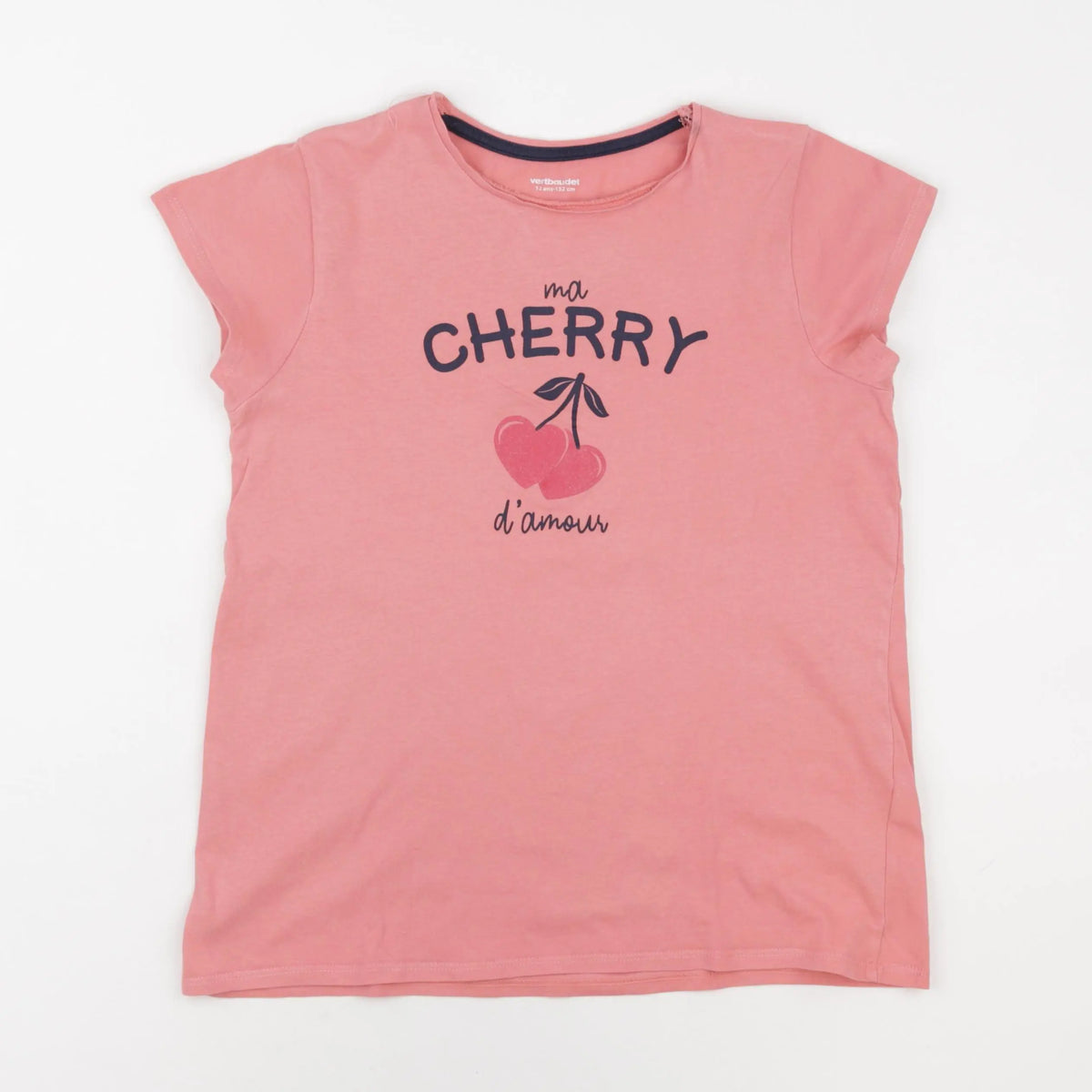 Vertbaudet - tee-shirt rose - 12 ans