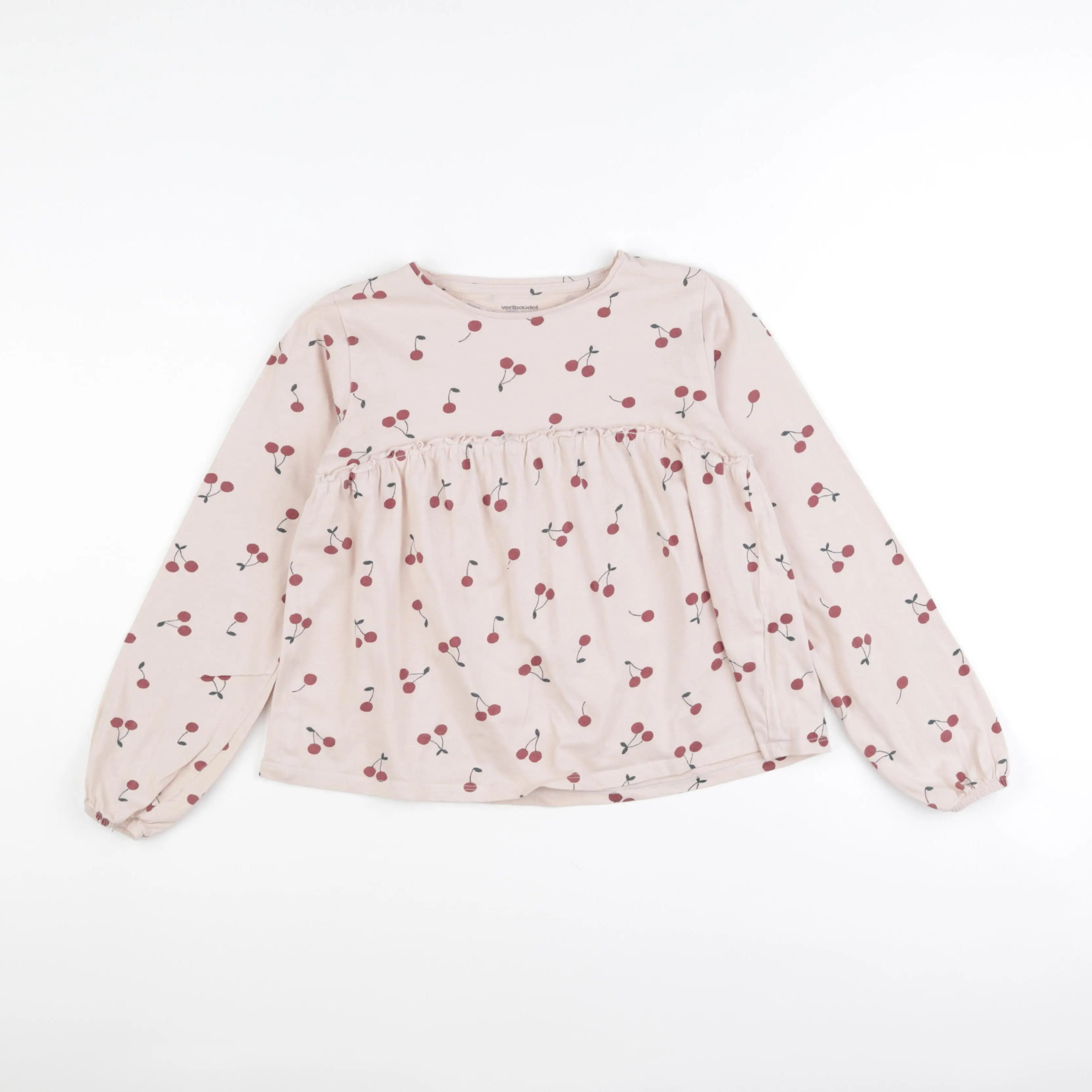 Vertbaudet - tee-shirt rose - 10 ans