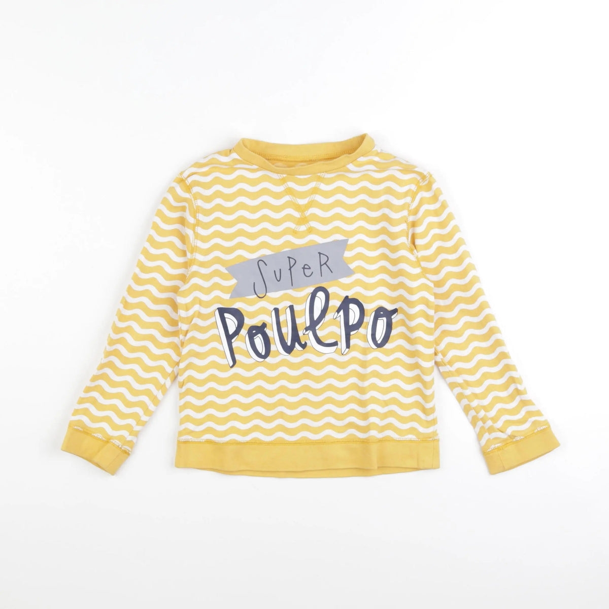 Vertbaudet - tee-shirt jaune - 6 ans