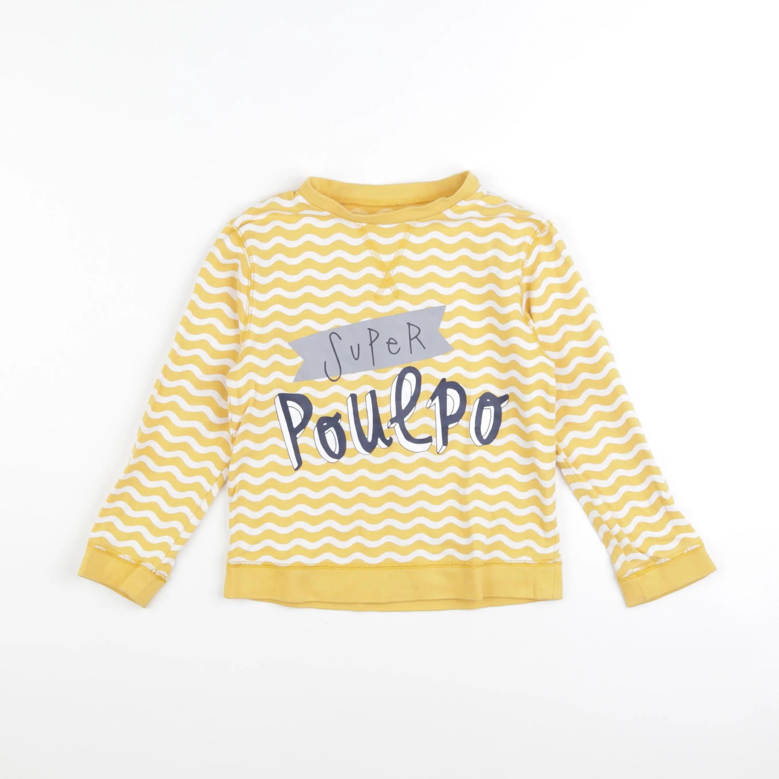 Vertbaudet - tee-shirt jaune - 6 ans