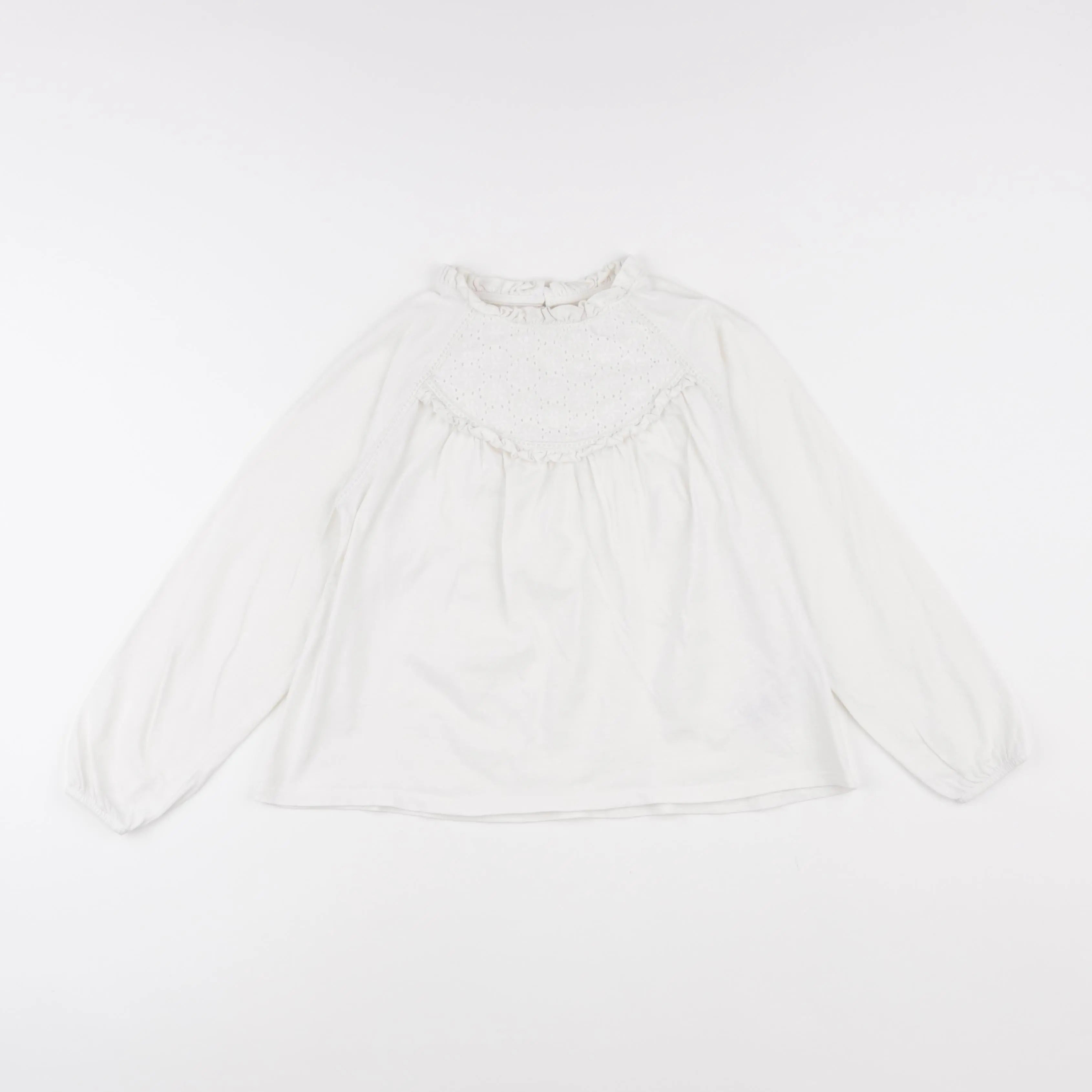 Vertbaudet - tee-shirt blanc - 8 ans