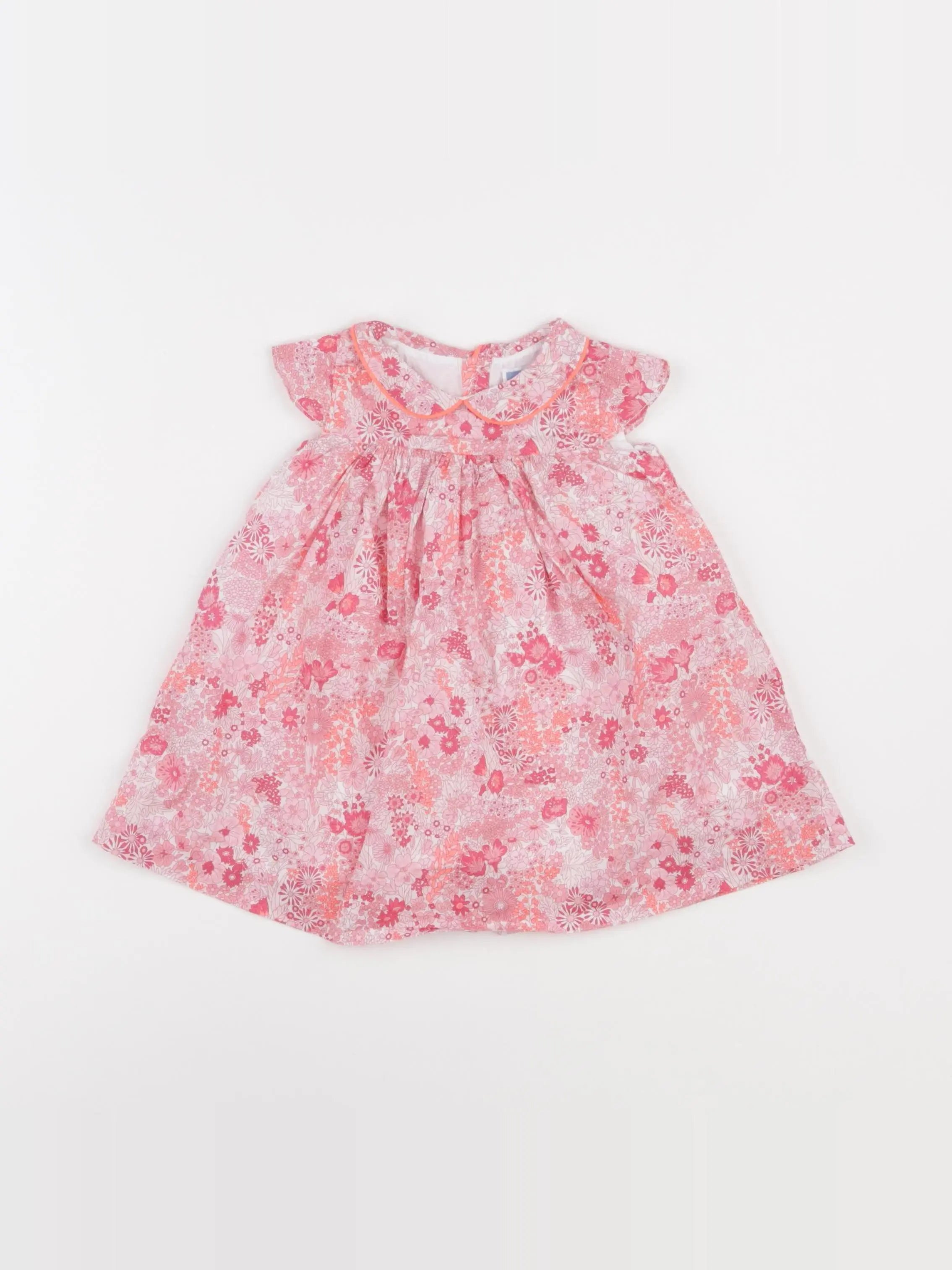 Jacadi - robe liberty rose - 6 mois