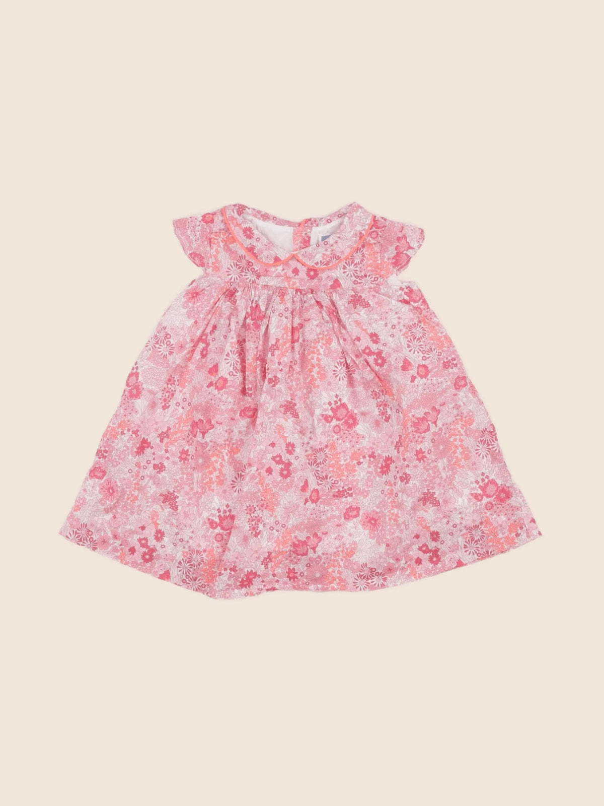 Jacadi - robe liberty rose - 6 mois