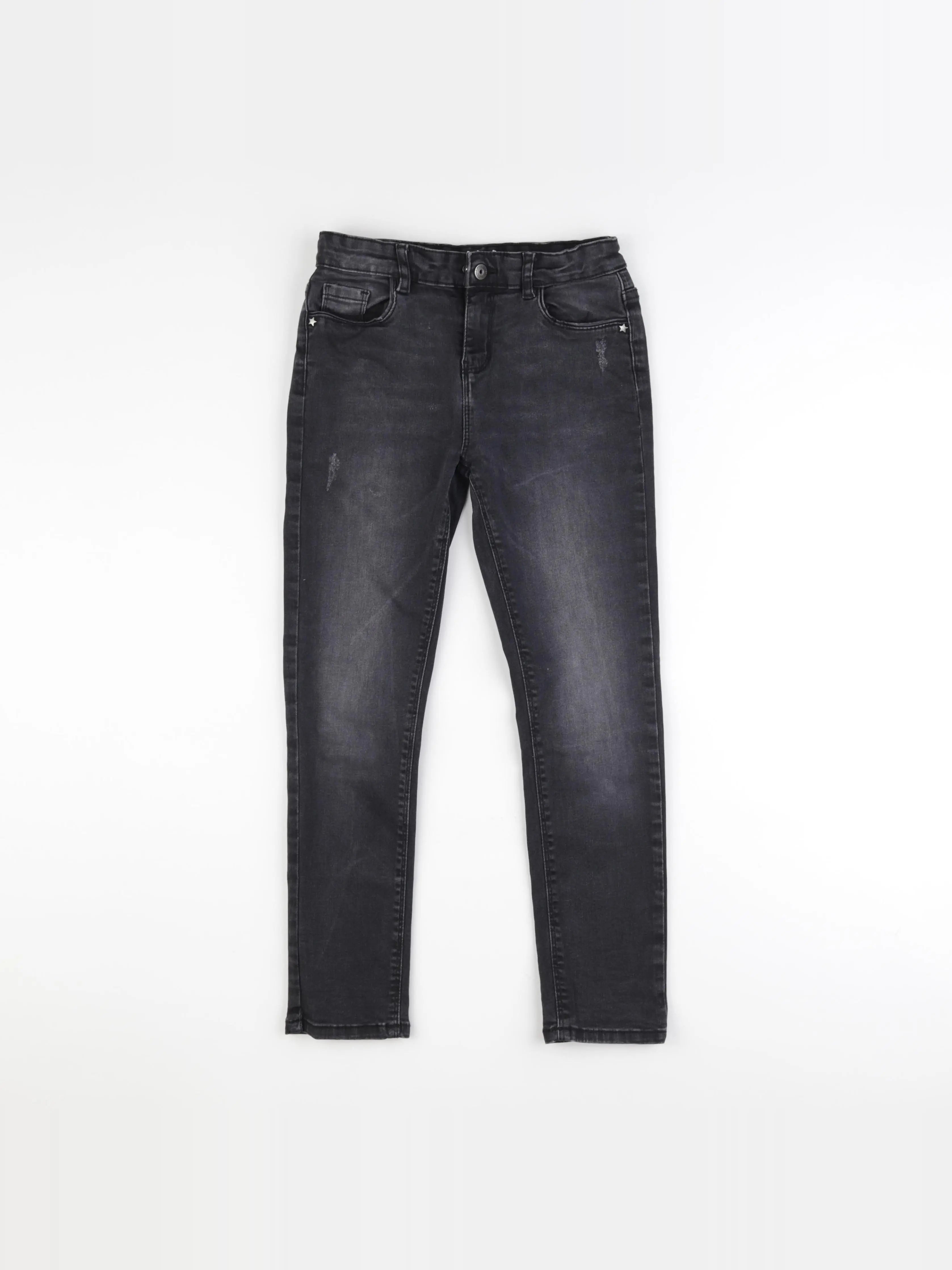 Vertbaudet - jean gris - 9 ans