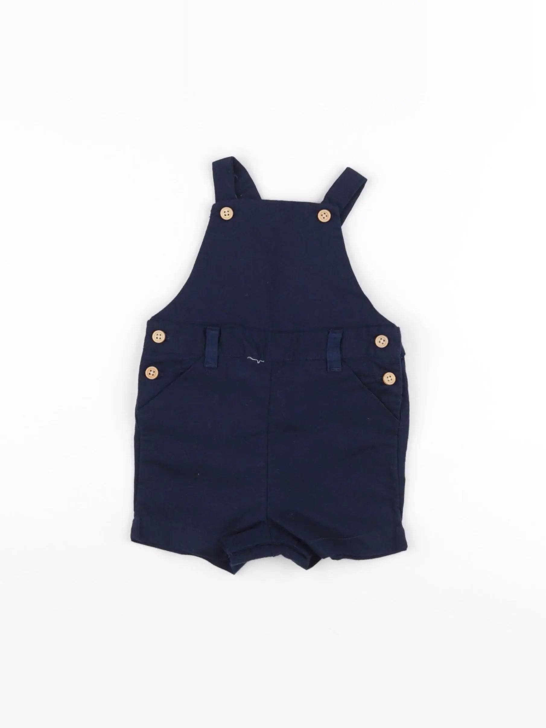 Cyrillus - salopette bleu - 6 mois