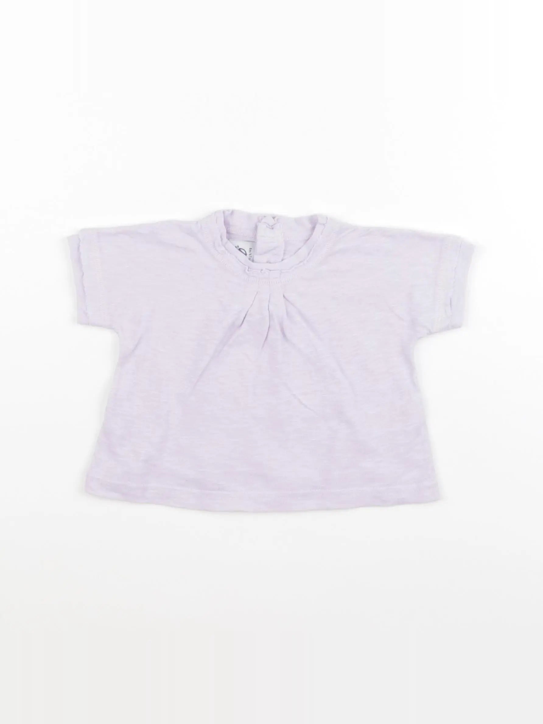 Petit Bateau - tee-shirt violet - 6 mois