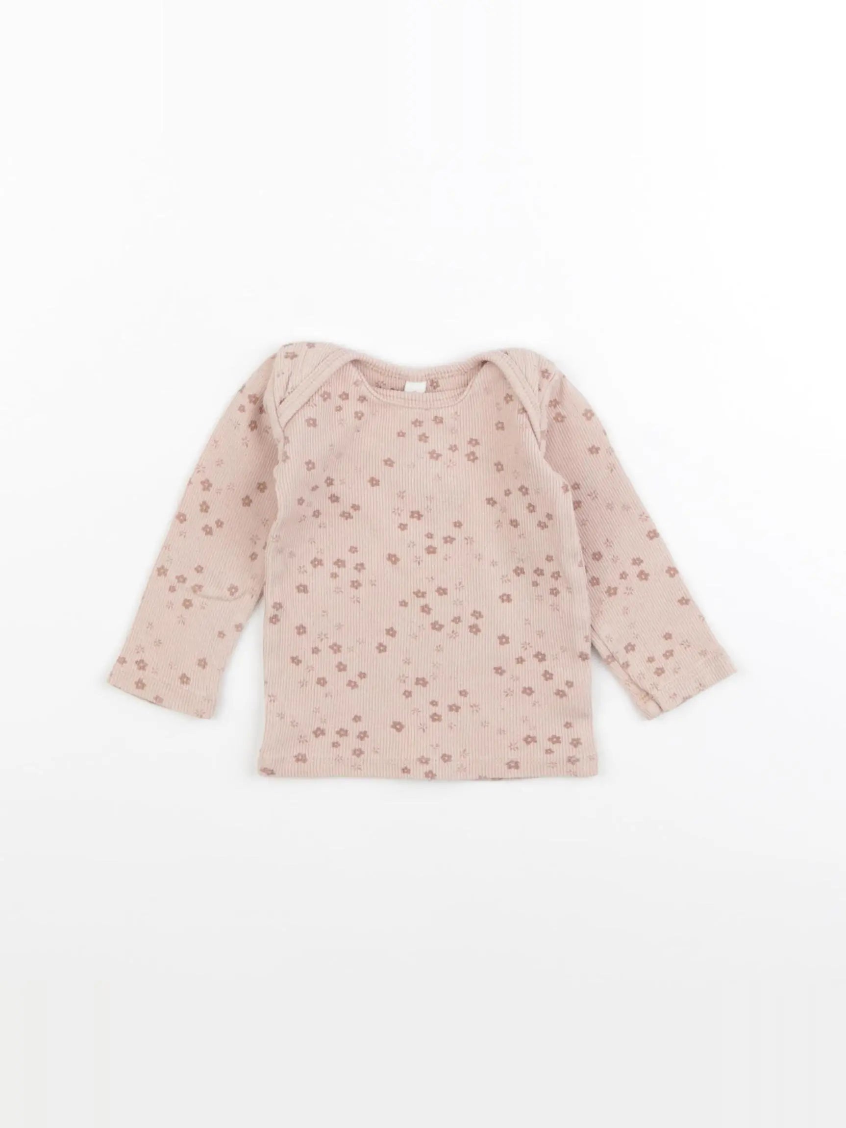 Quincy Mae - tee-shirt rose - 3/6 mois