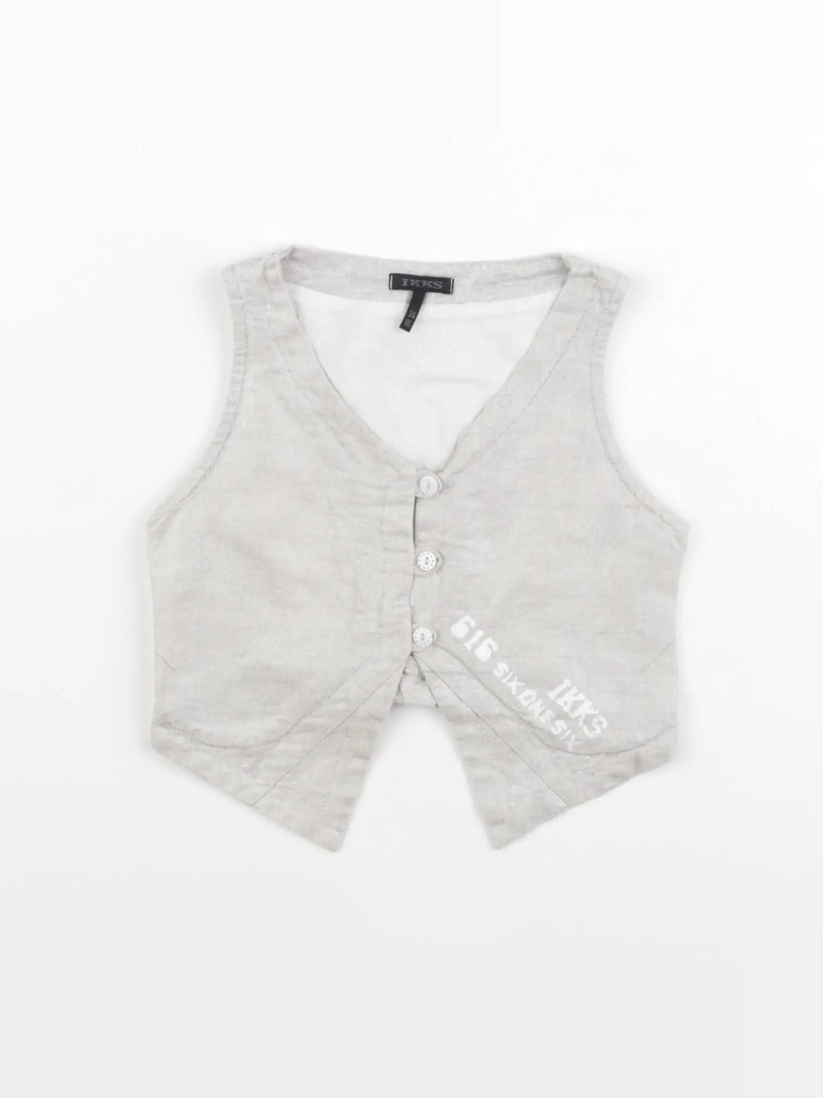 IKKS - gilet beige, or - 2 ans