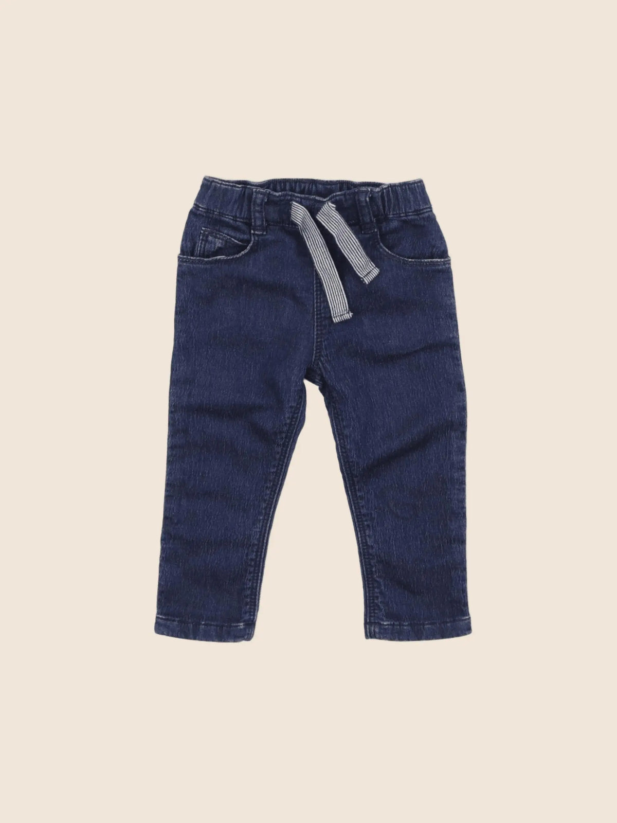 Petit Bateau - pantalon bleu - 6 mois