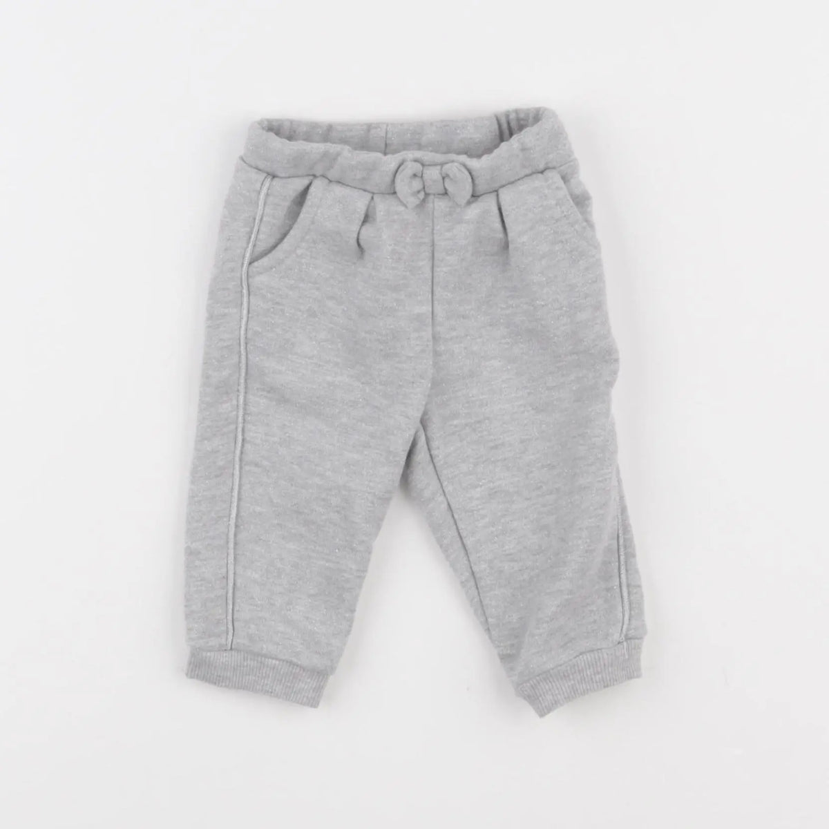 Vertbaudet - jogging gris, argent - 3 mois