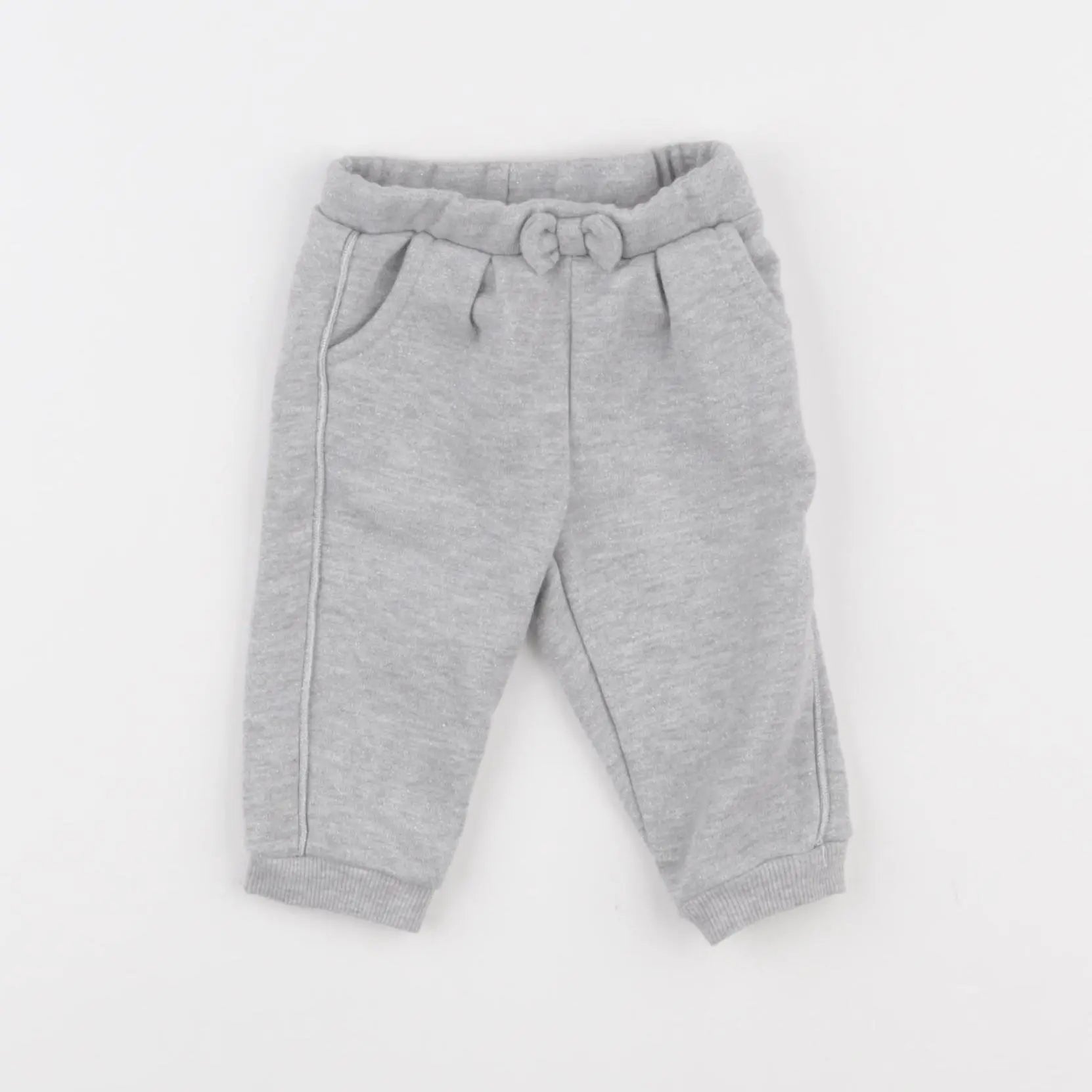 Vertbaudet - jogging gris, argent - 3 mois