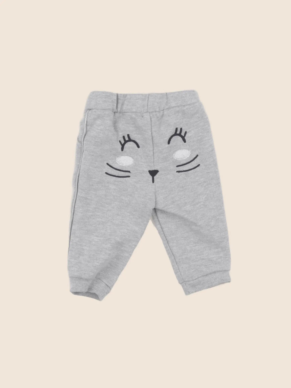 Vertbaudet - jogging gris, argent - 3 mois