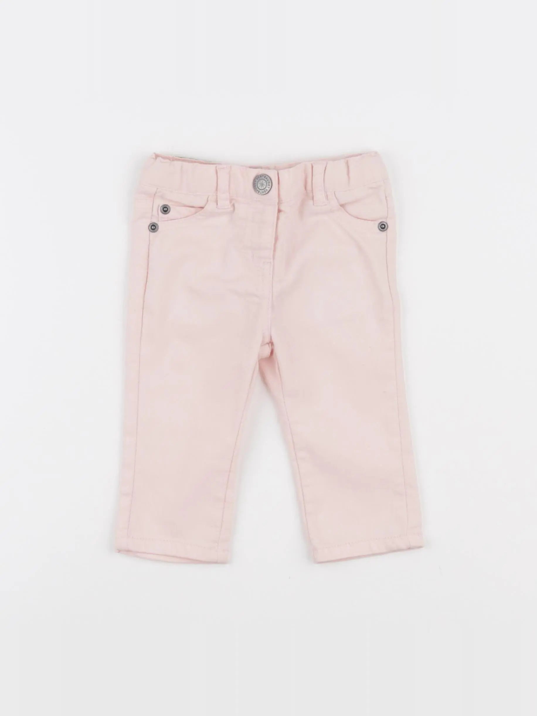 Vertbaudet - pantalon rose - 6 mois
