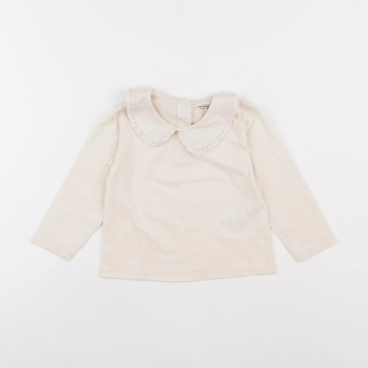 Vertbaudet - tee-shirt beige - 2 ans