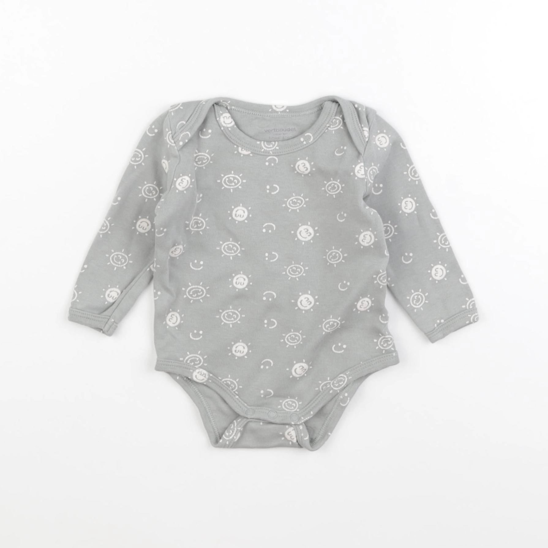 Vertbaudet - body vert - 6 mois