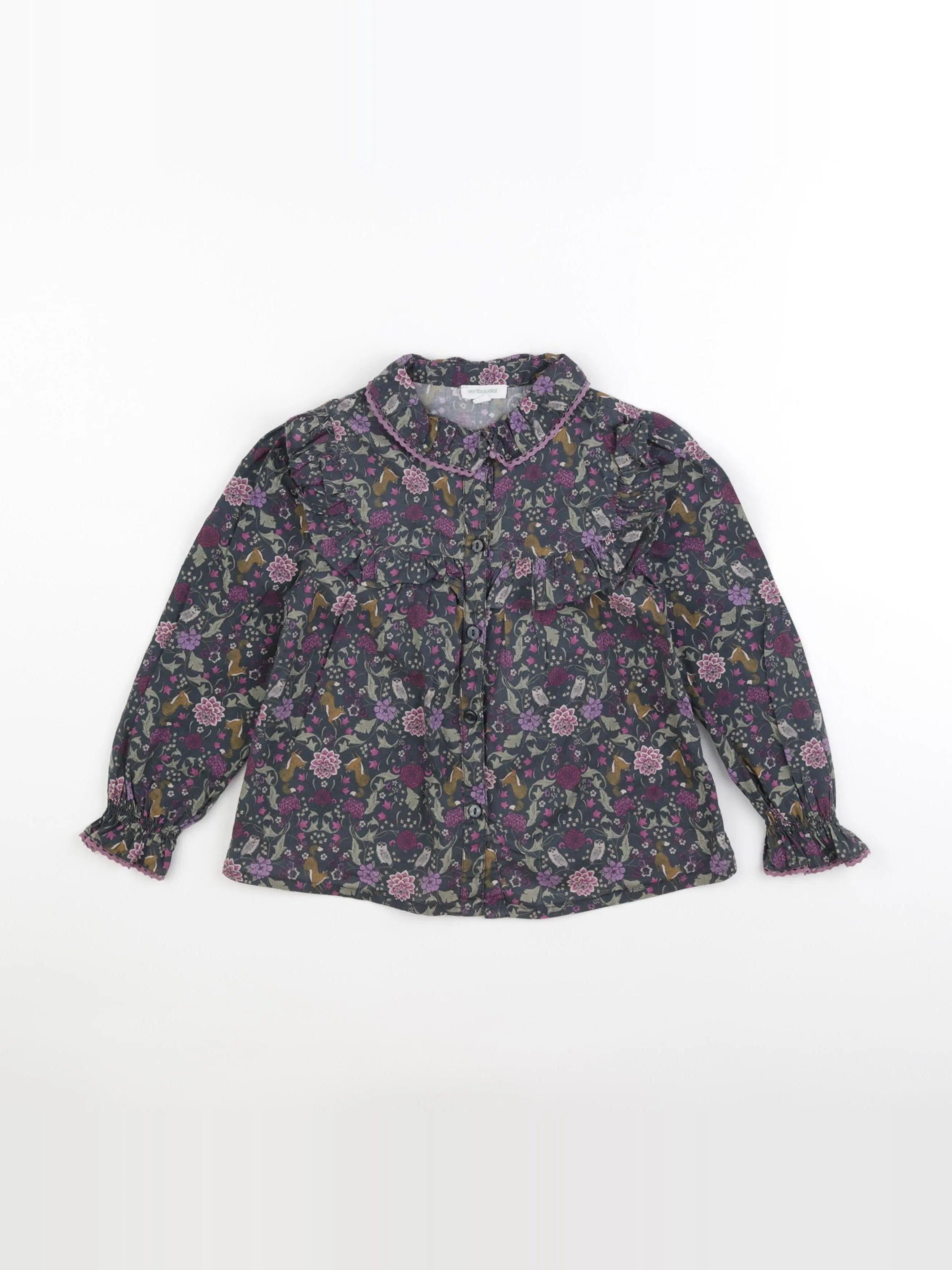 Vertbaudet - blouse multicolore - 4 ans