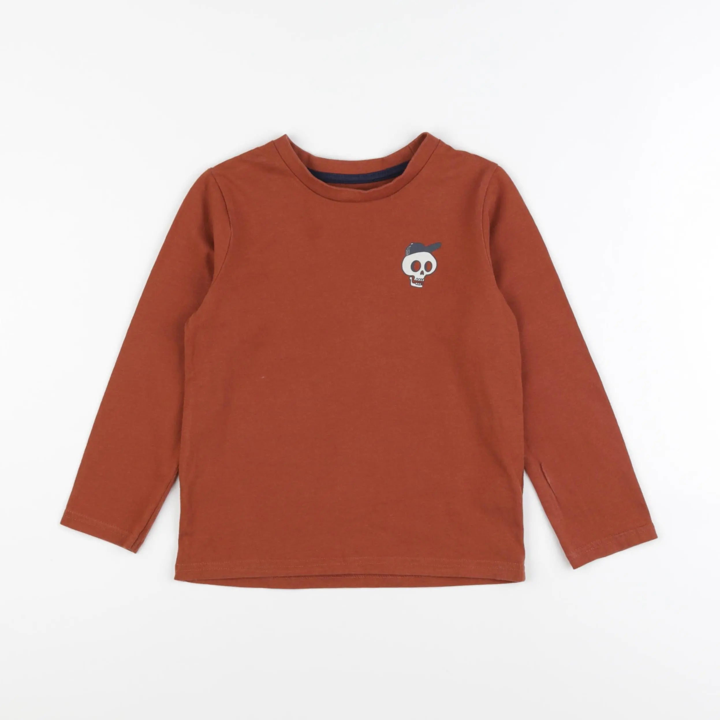 Vertbaudet - tee-shirt orange - 6 ans