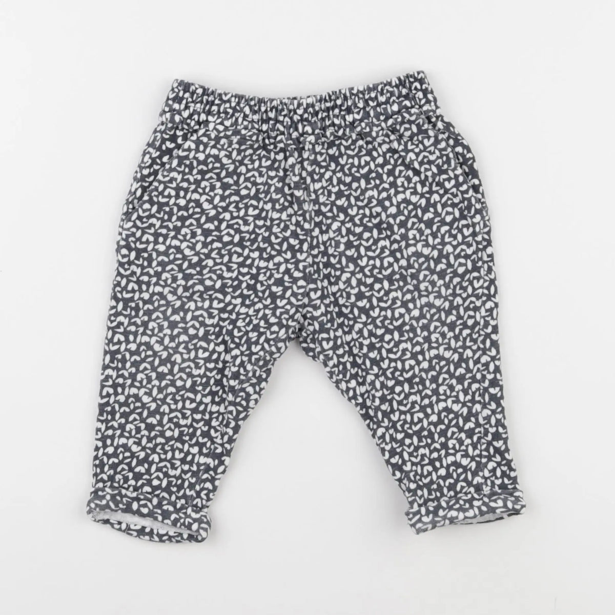 Vertbaudet - pantalon bleu - 12 mois