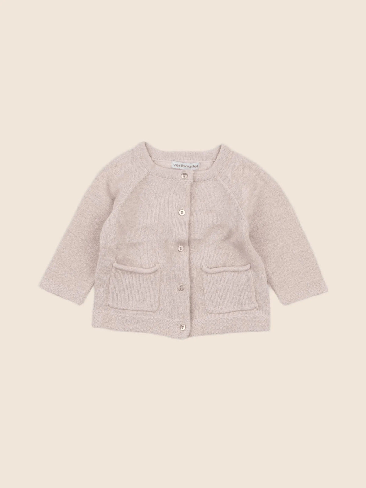 Vertbaudet - gilet rose - 6 mois