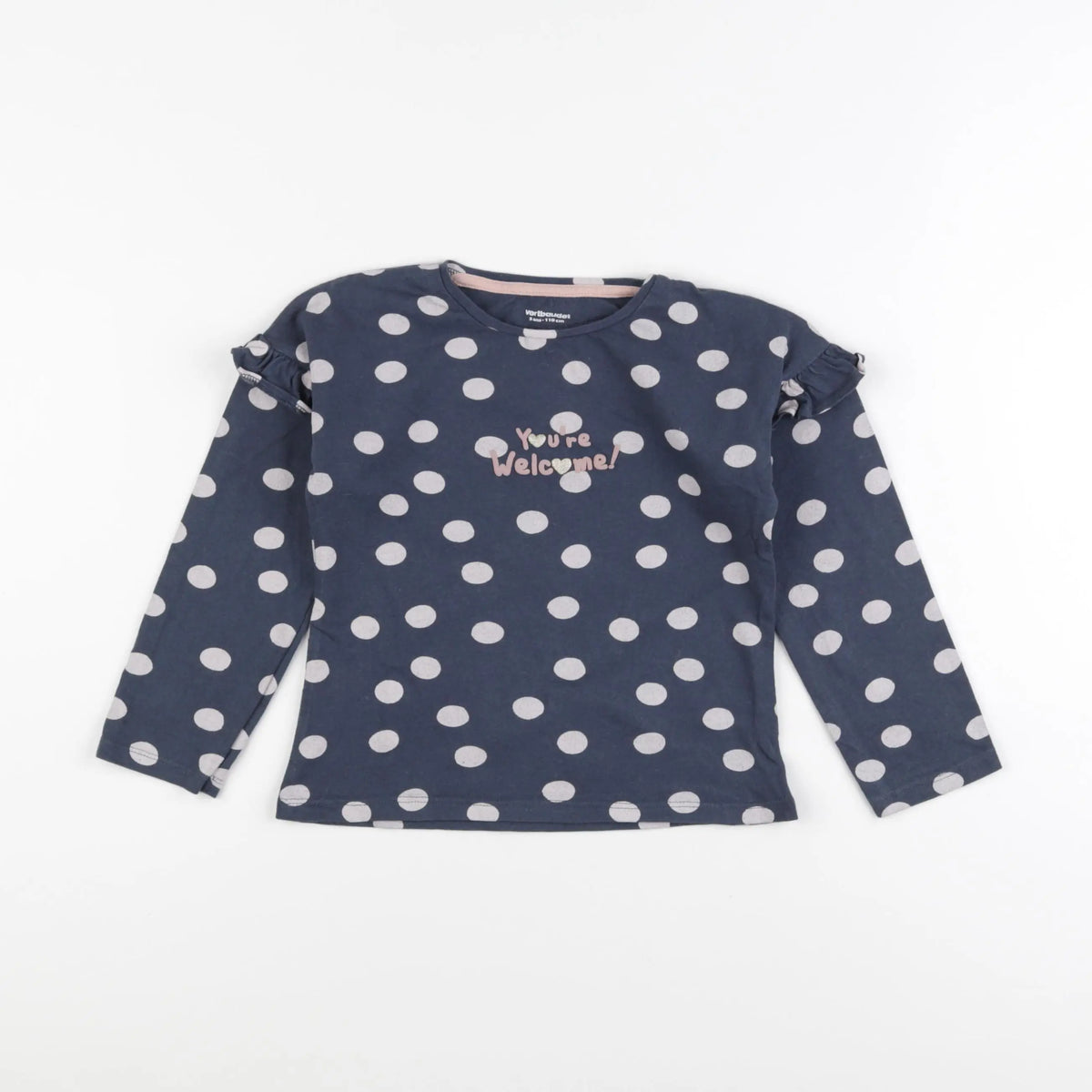 Vertbaudet - tee-shirt bleu - 5 ans