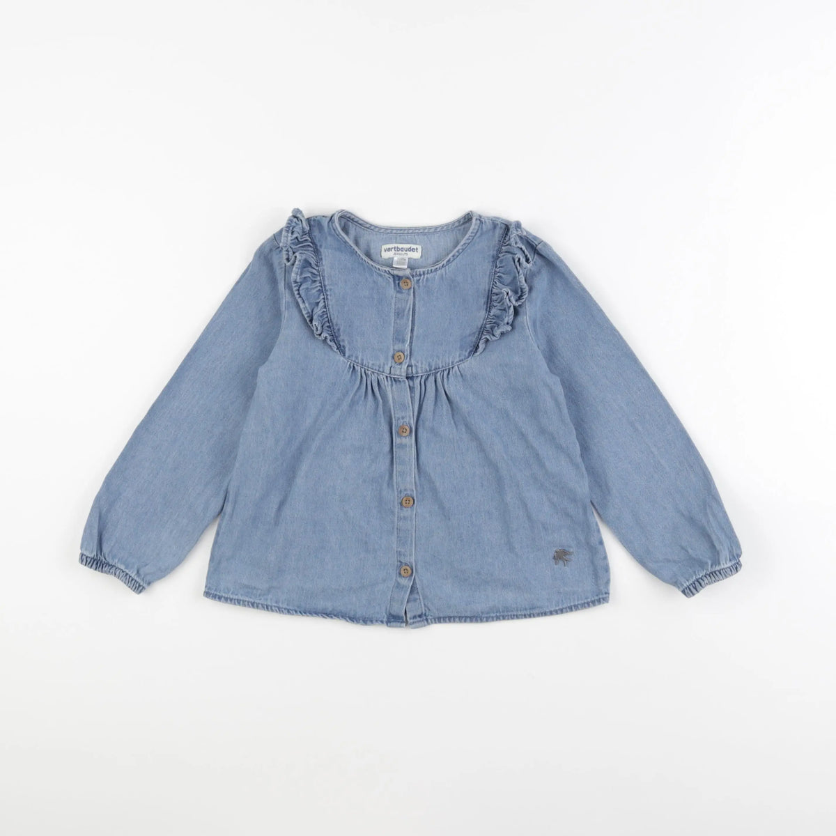 Vertbaudet - blouse bleu - 5 ans