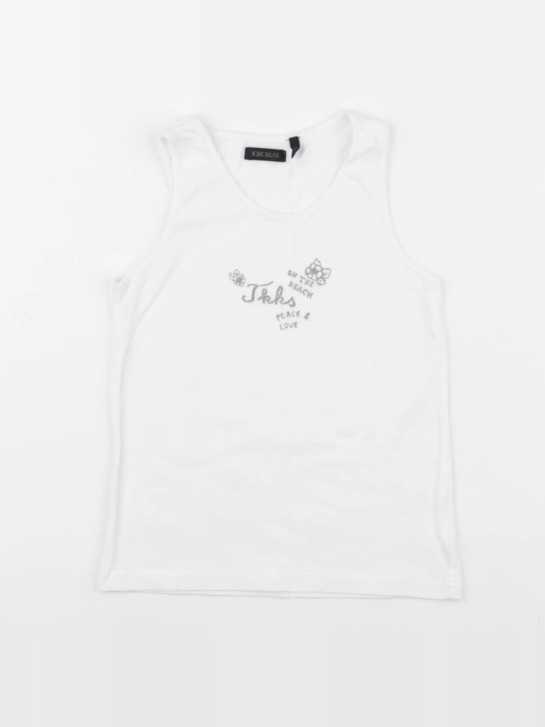 IKKS - débardeur blanc - 6 ans