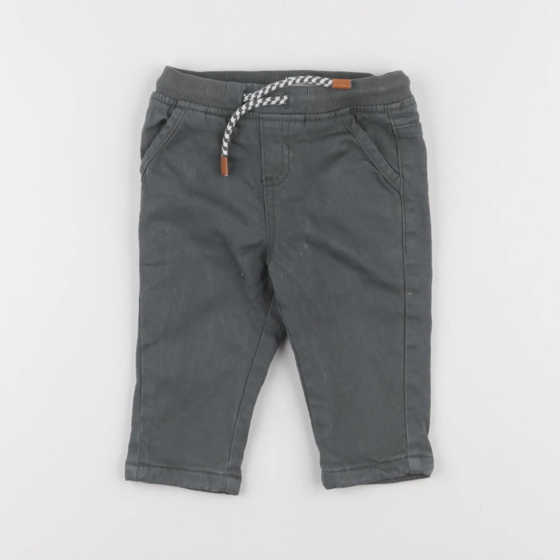 Vertbaudet - jean vert - 9 mois