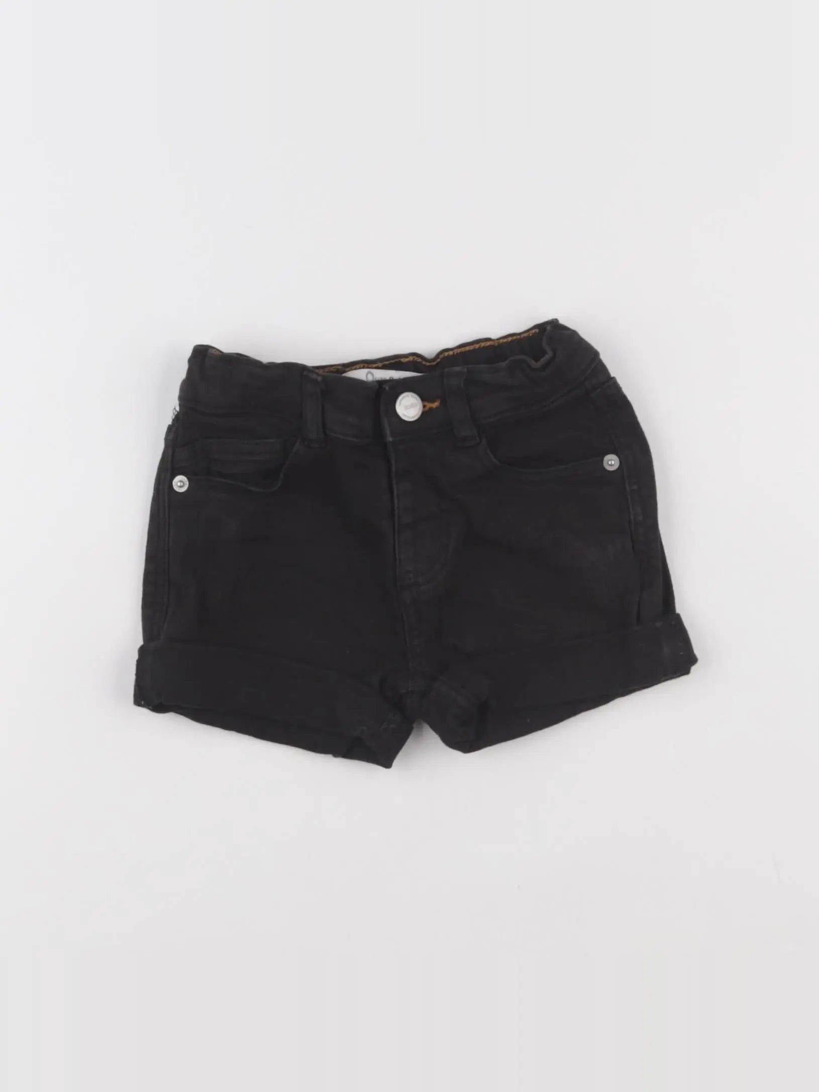 Zara - short noir - 9/12 mois