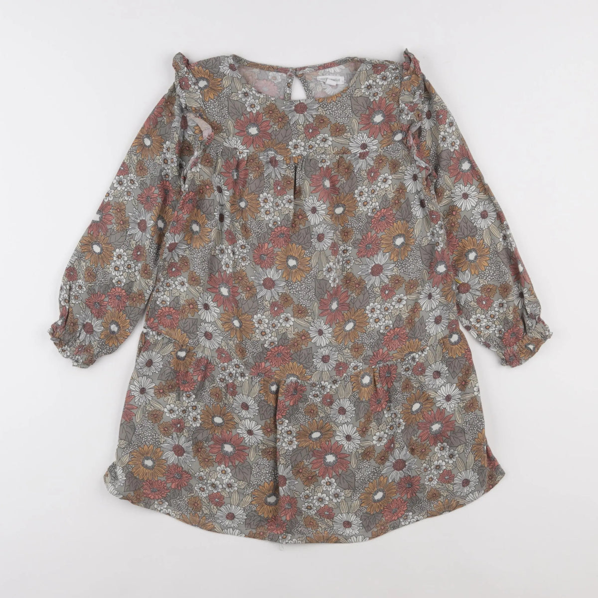 Vertbaudet - robe multicolore - 6 ans