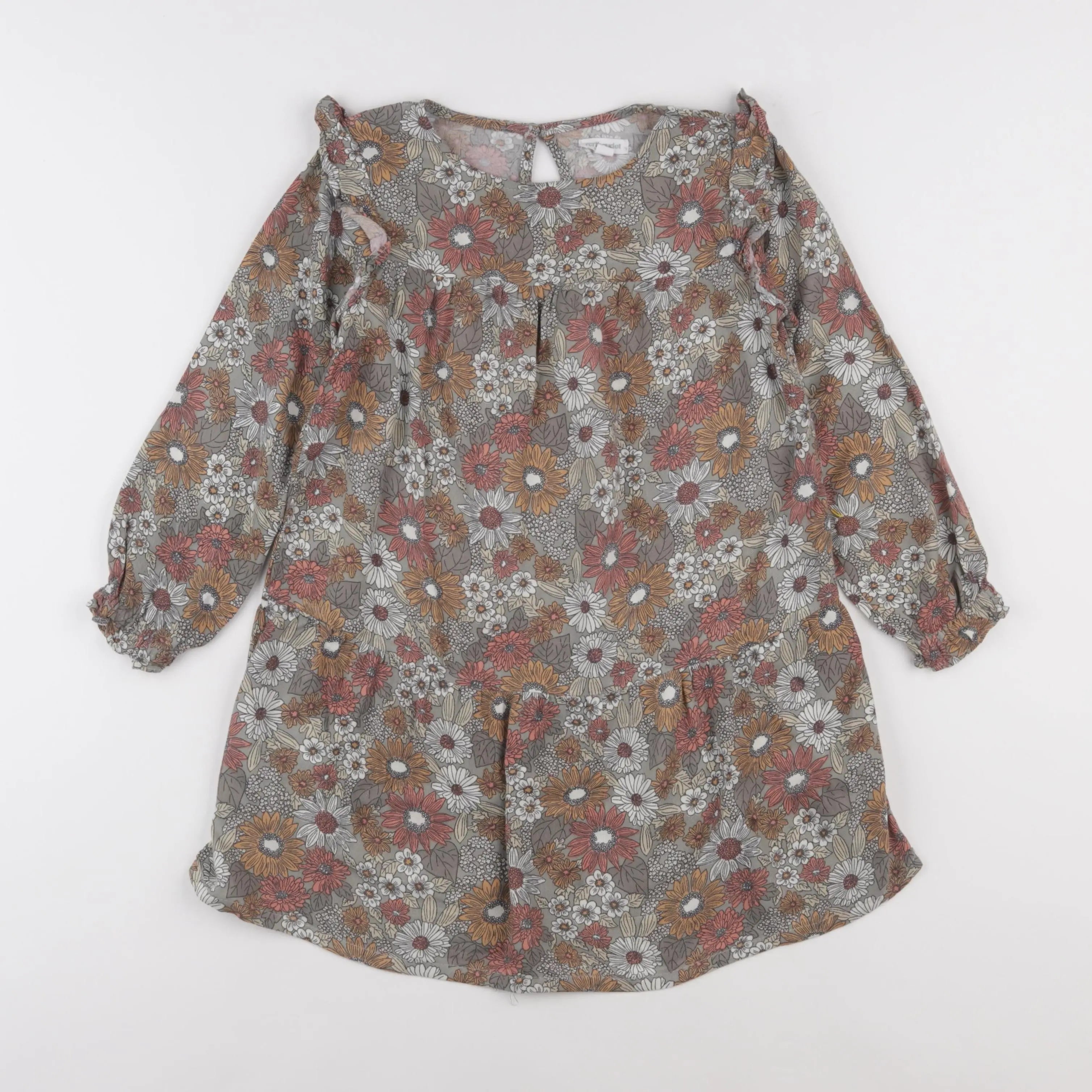 Vertbaudet - robe multicolore - 6 ans