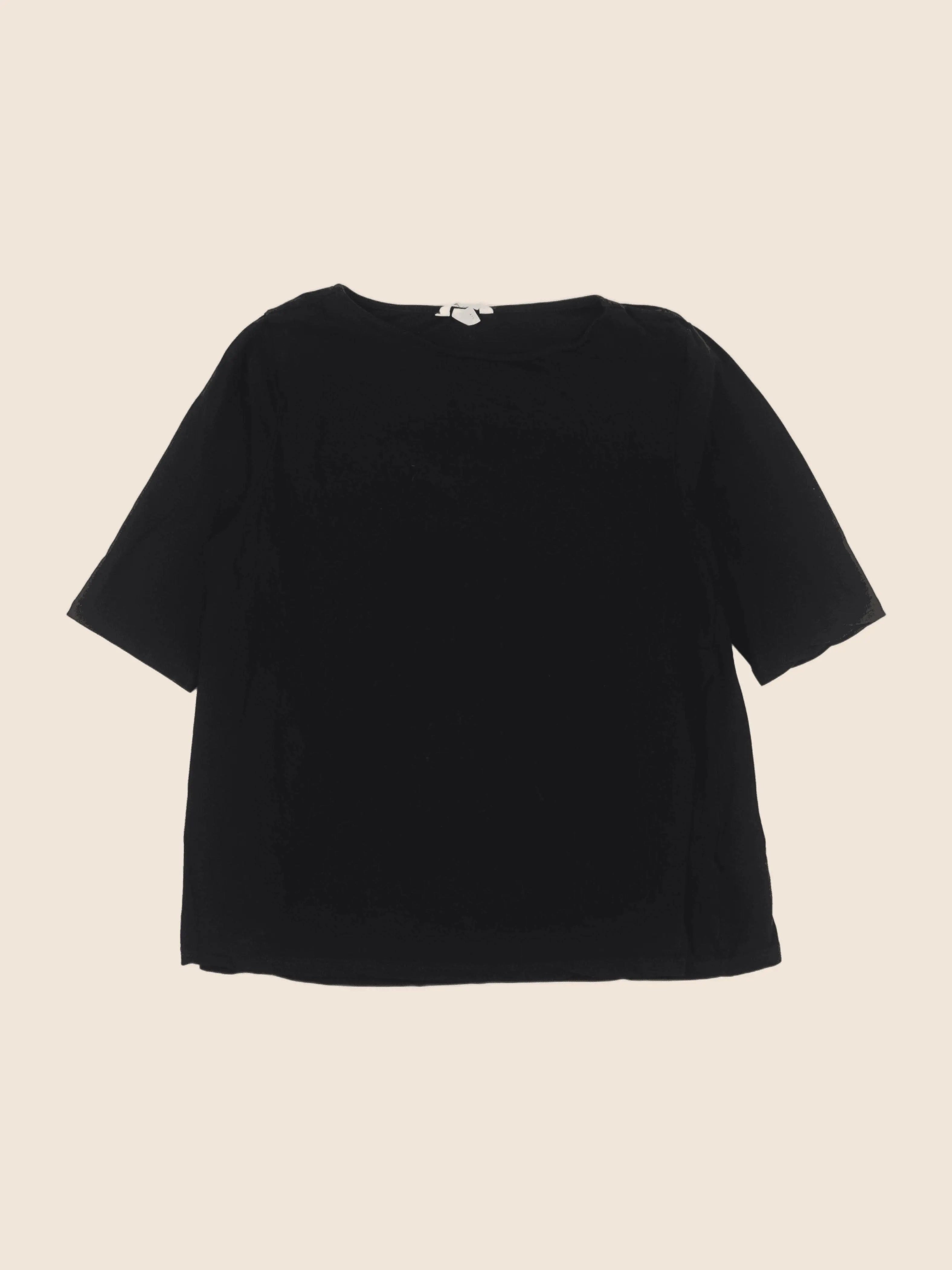 H&M - tee-shirt grossesse noir - m