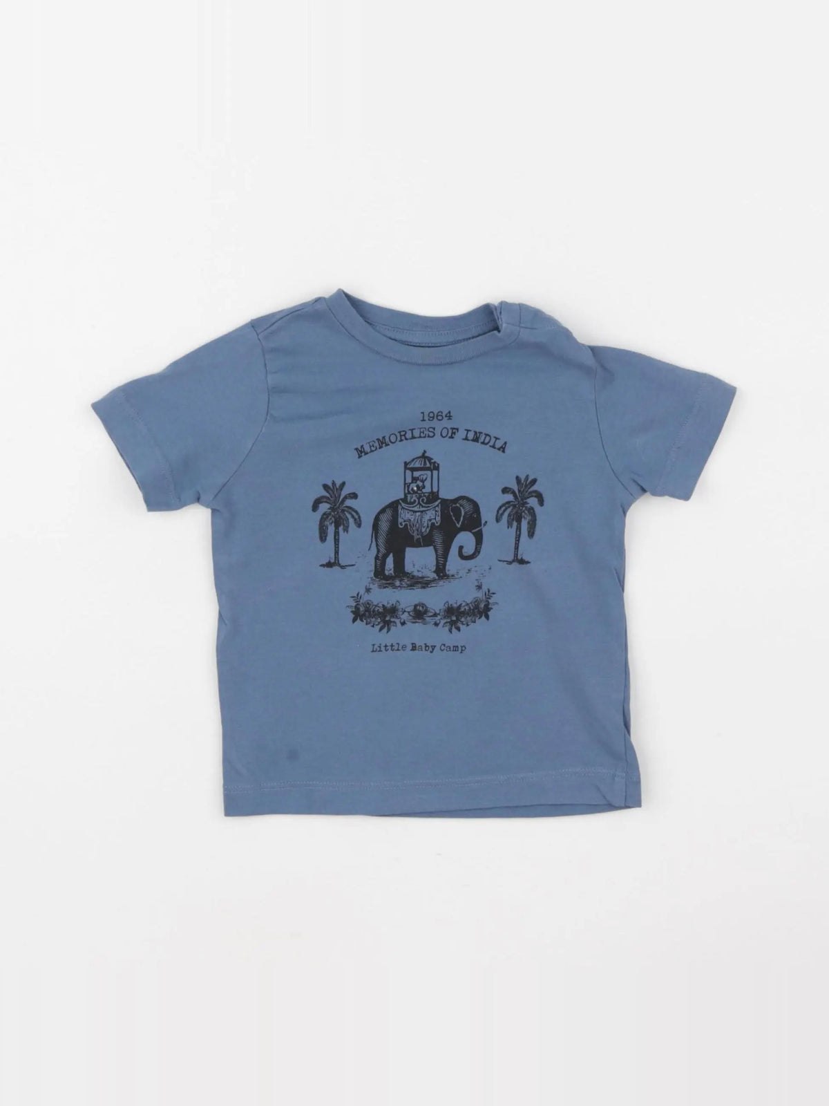 Boutchou - tee-shirt bleu - 6 mois