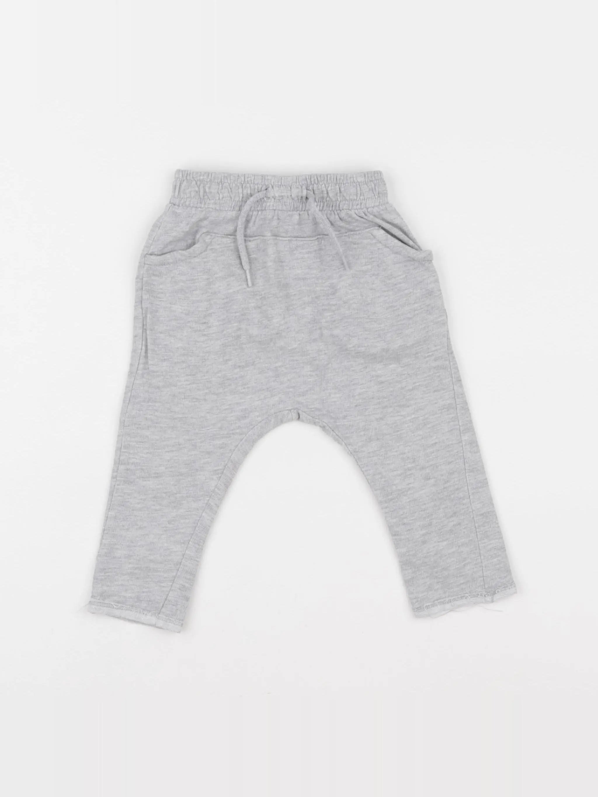 Vertbaudet - sarouel gris - 6 mois