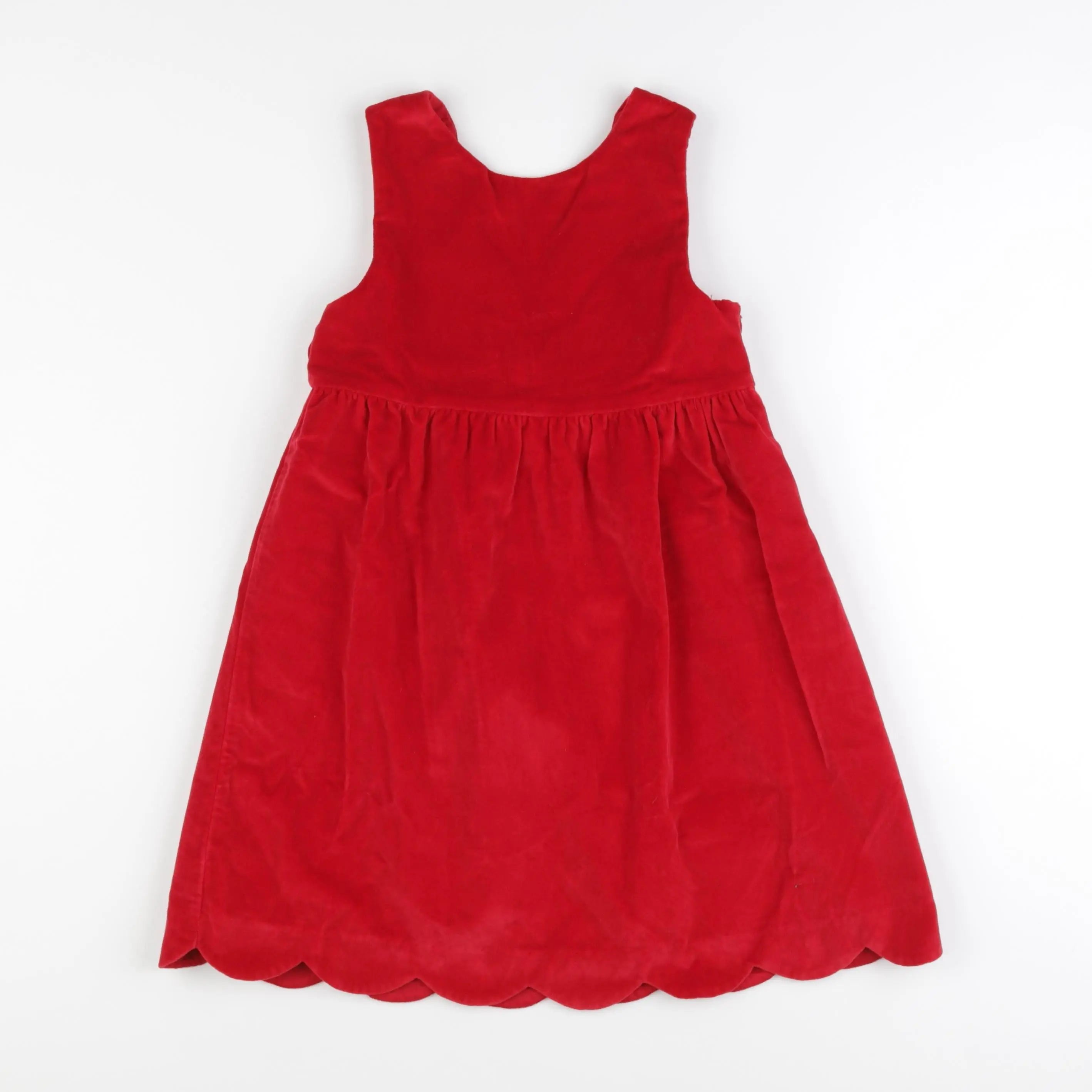 Vertbaudet - robe rouge - 8 ans
