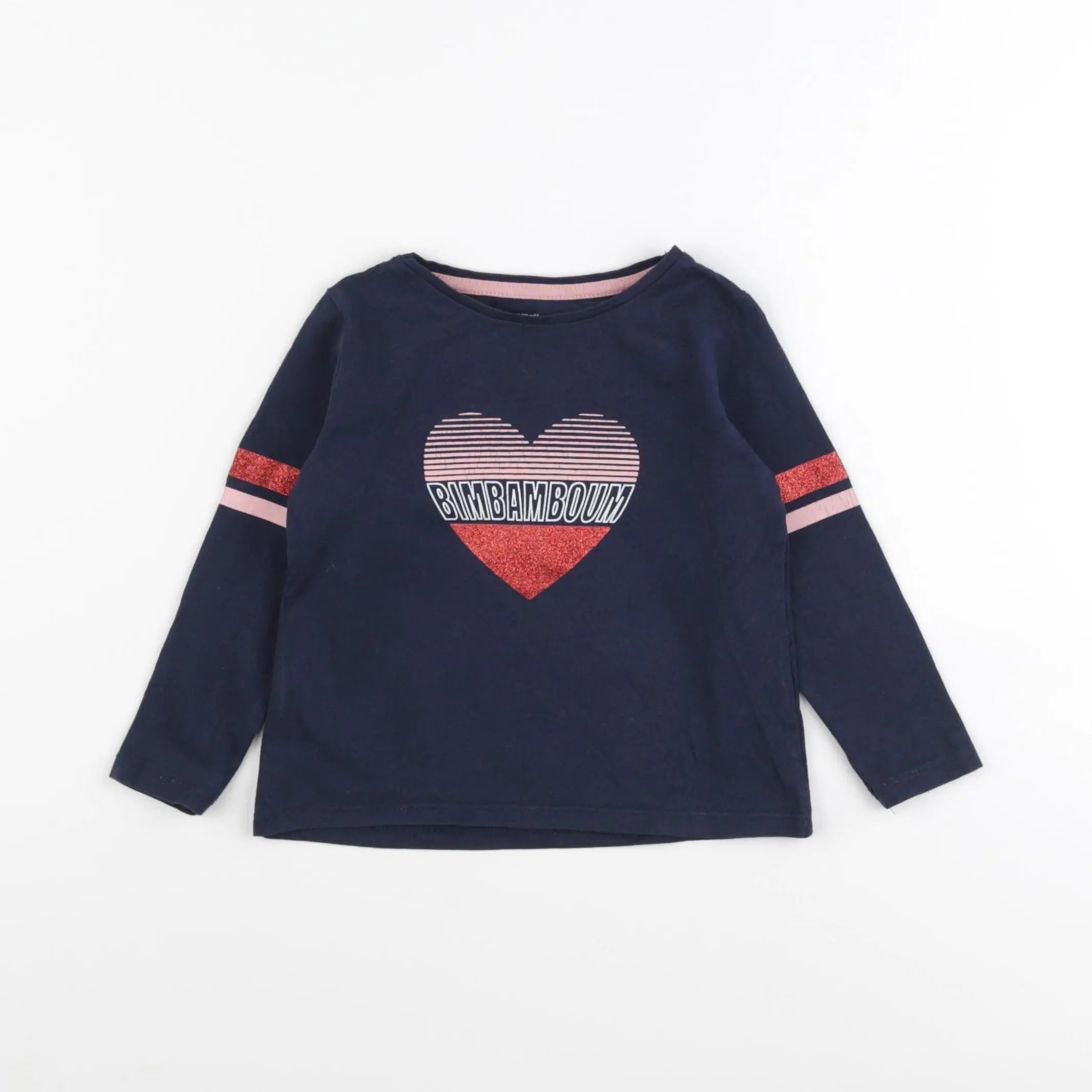 Vertbaudet - tee-shirt bleu - 2 ans