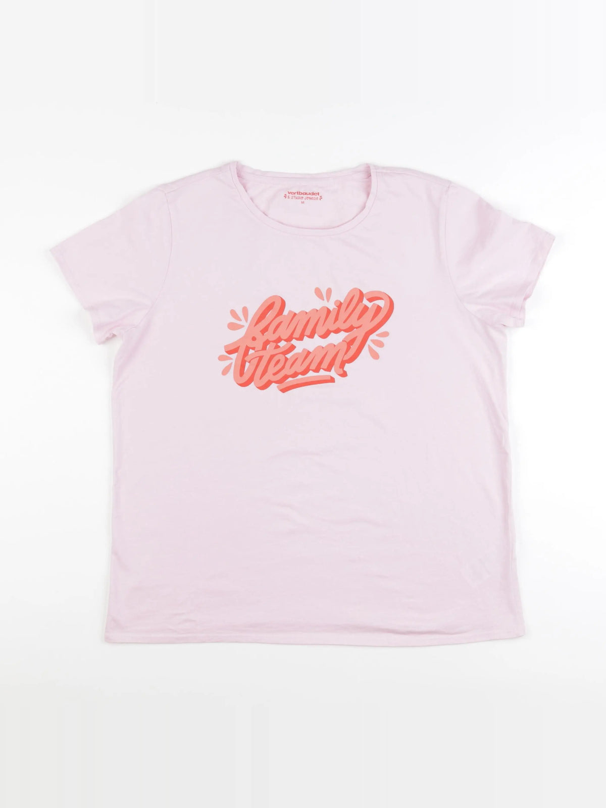 Vertbaudet - tee-shirt grossesse rose - m